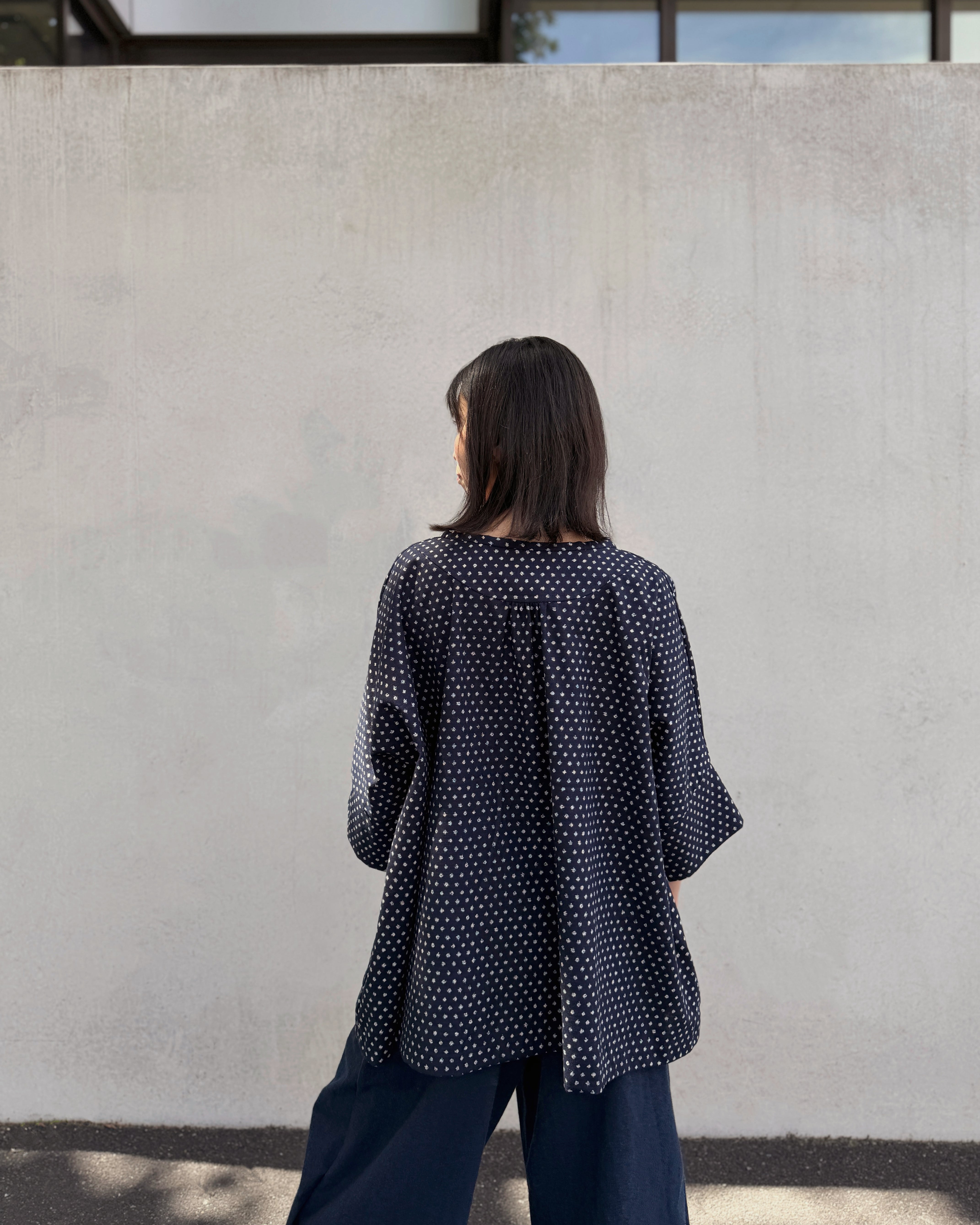 LJ struthers : cotton lunar smock