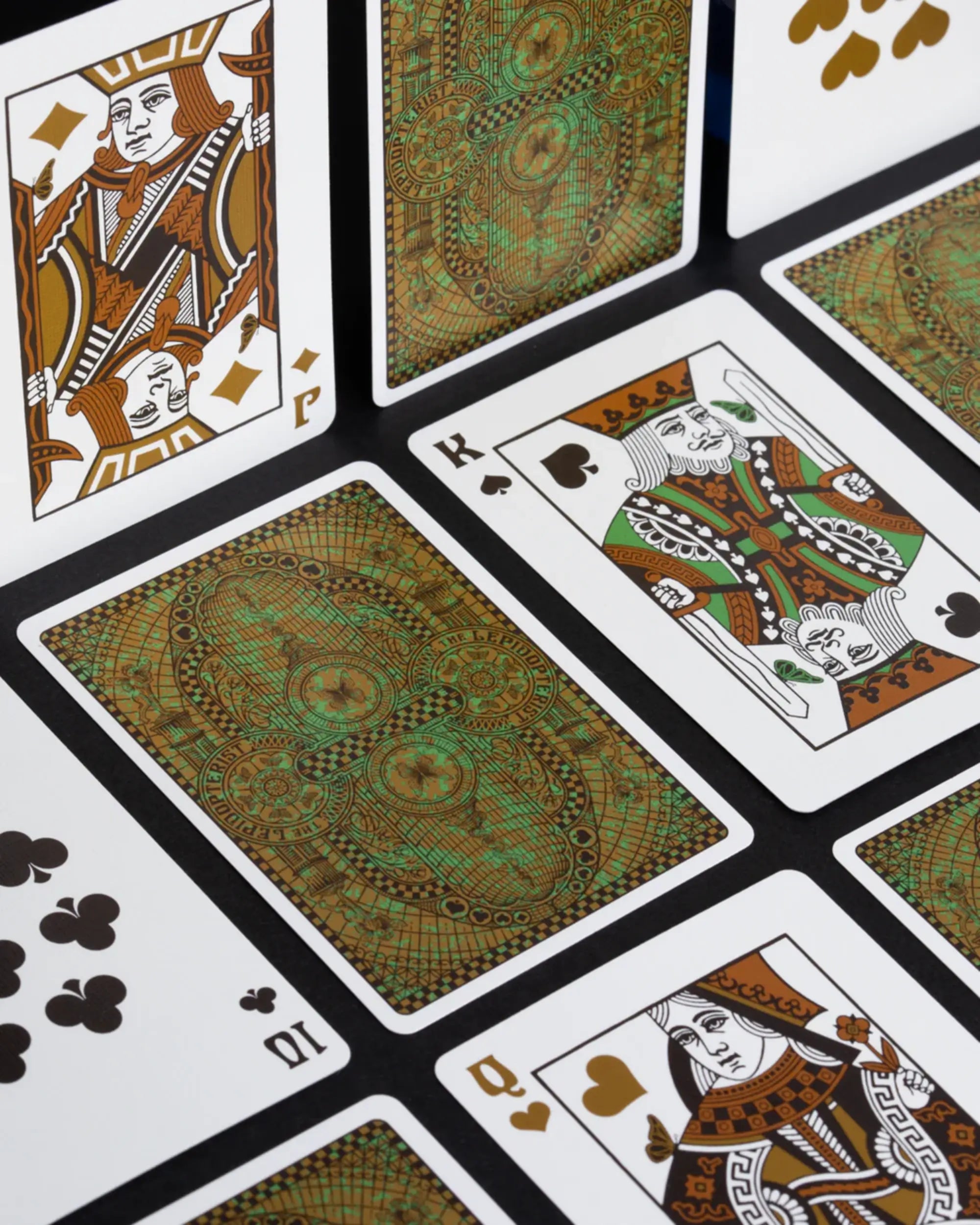 art of play : the lepidopterist patina playing cards