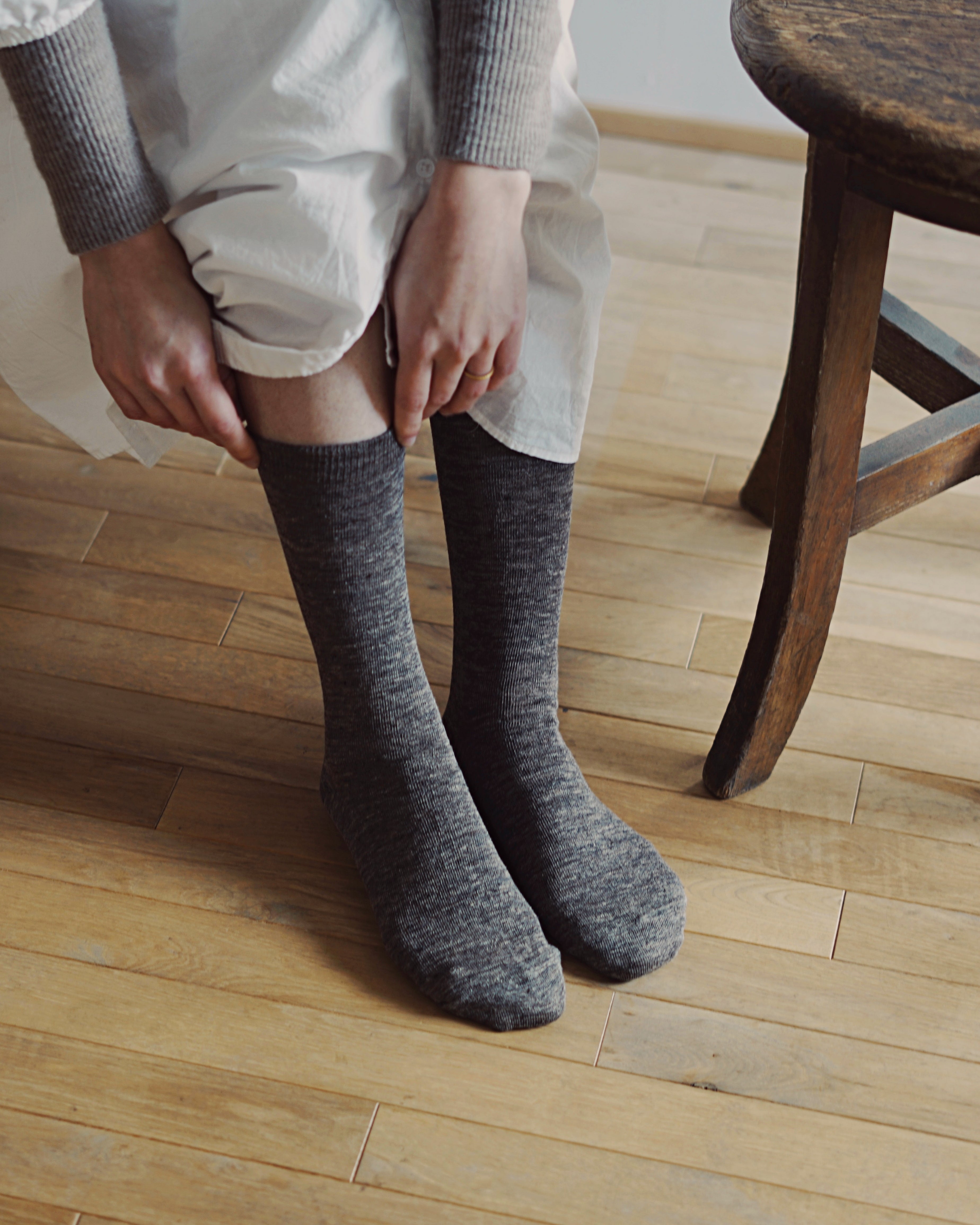memeri : linen socks