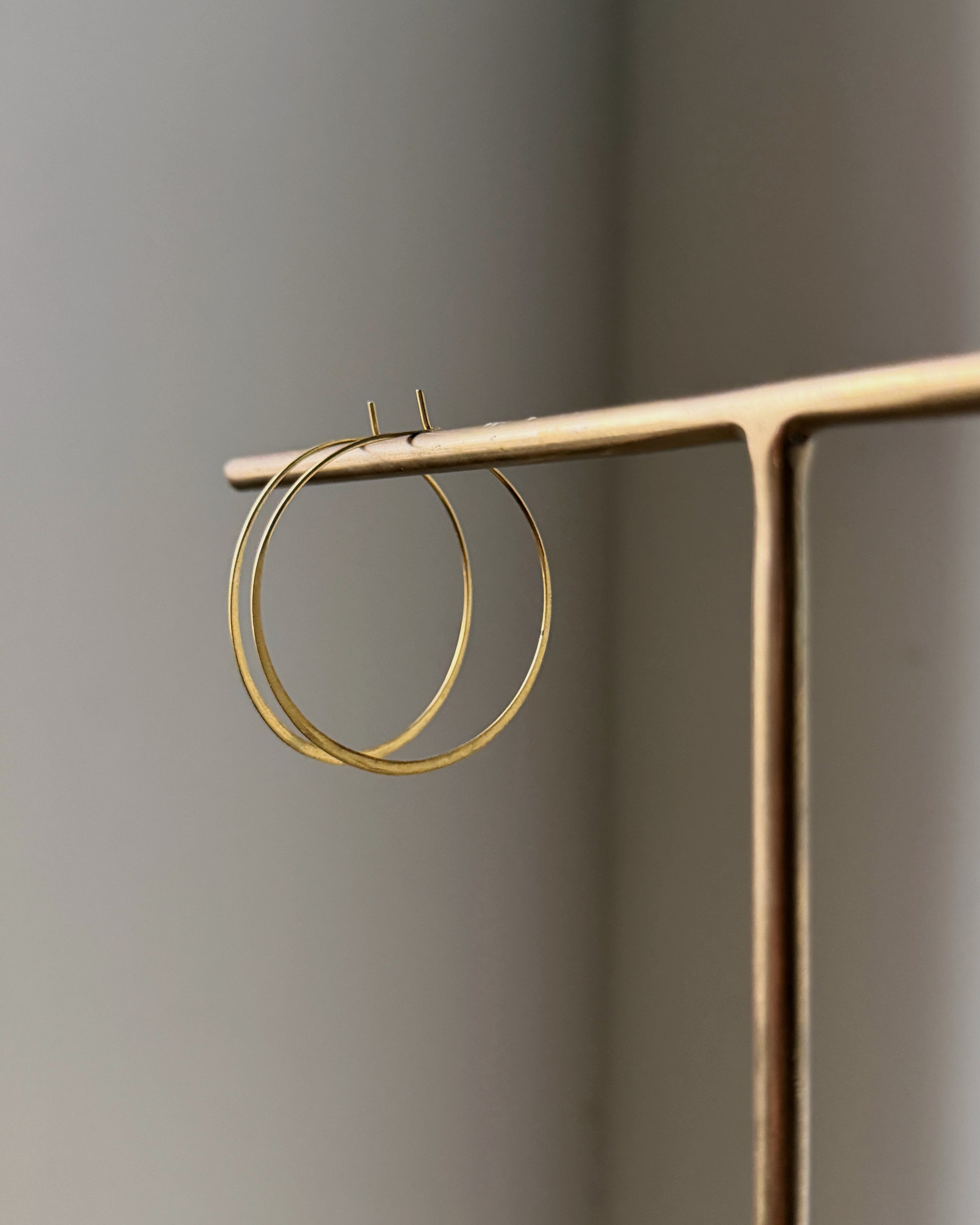 milk-toast : naive hoop earrings