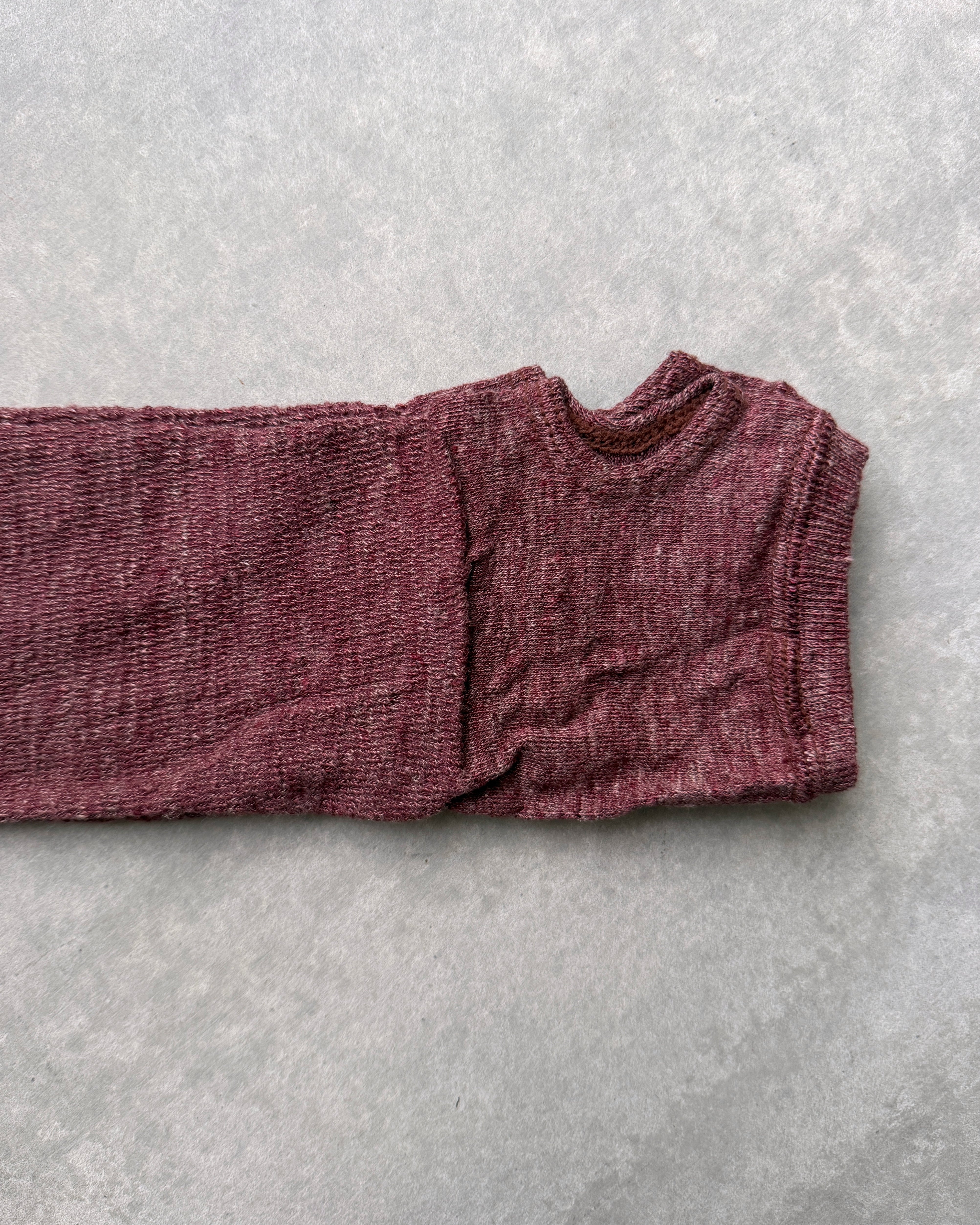 nishiguchi kutsushita : teni linen arm covers - long