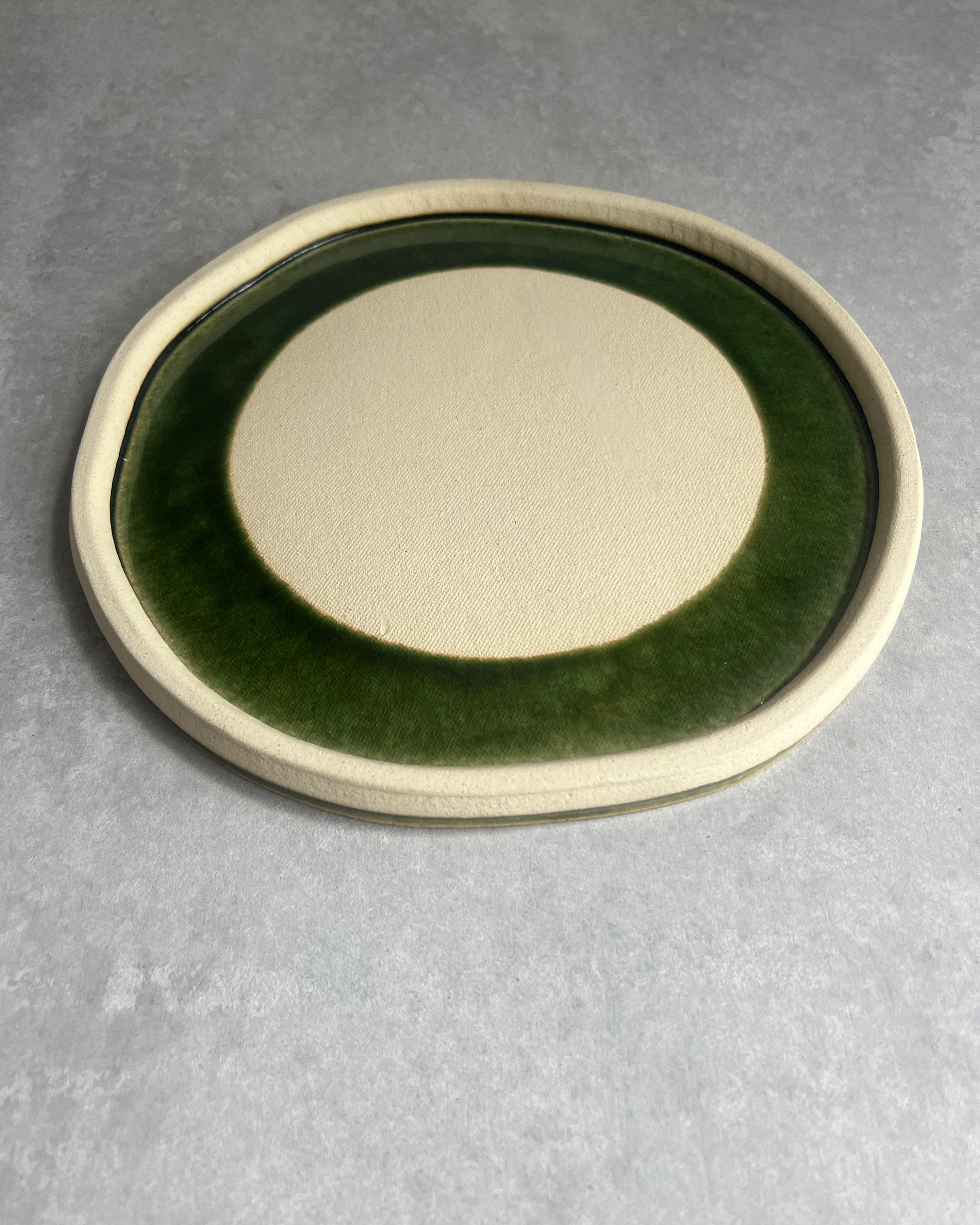 Oribe ware : ceramic plate