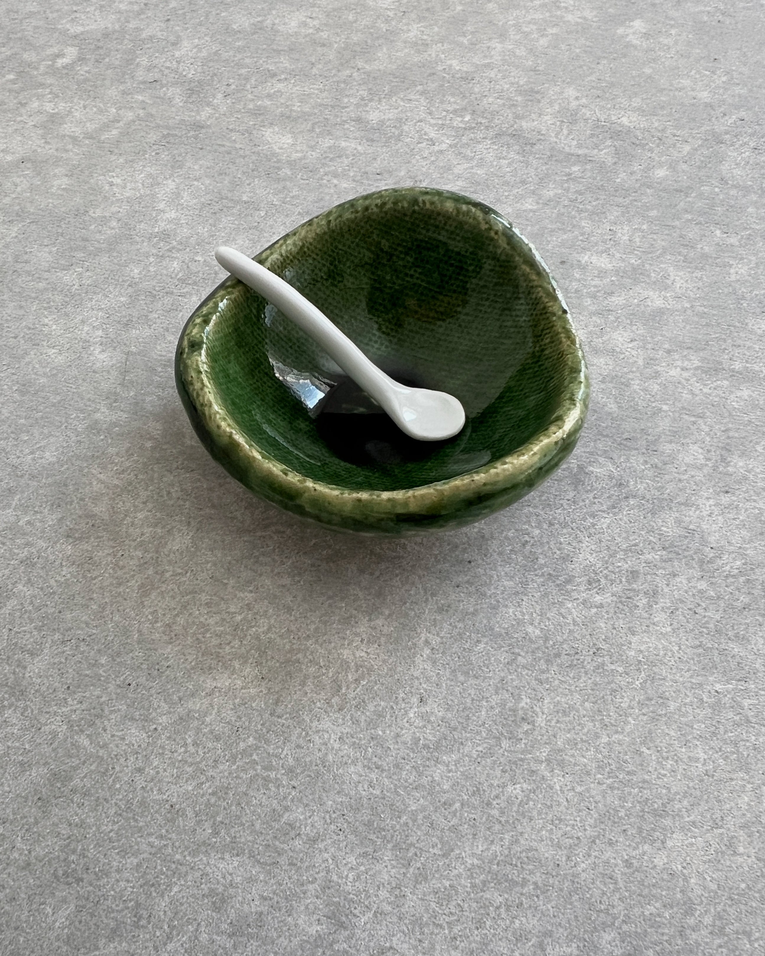 Oribe ware : mini ceramic spoon