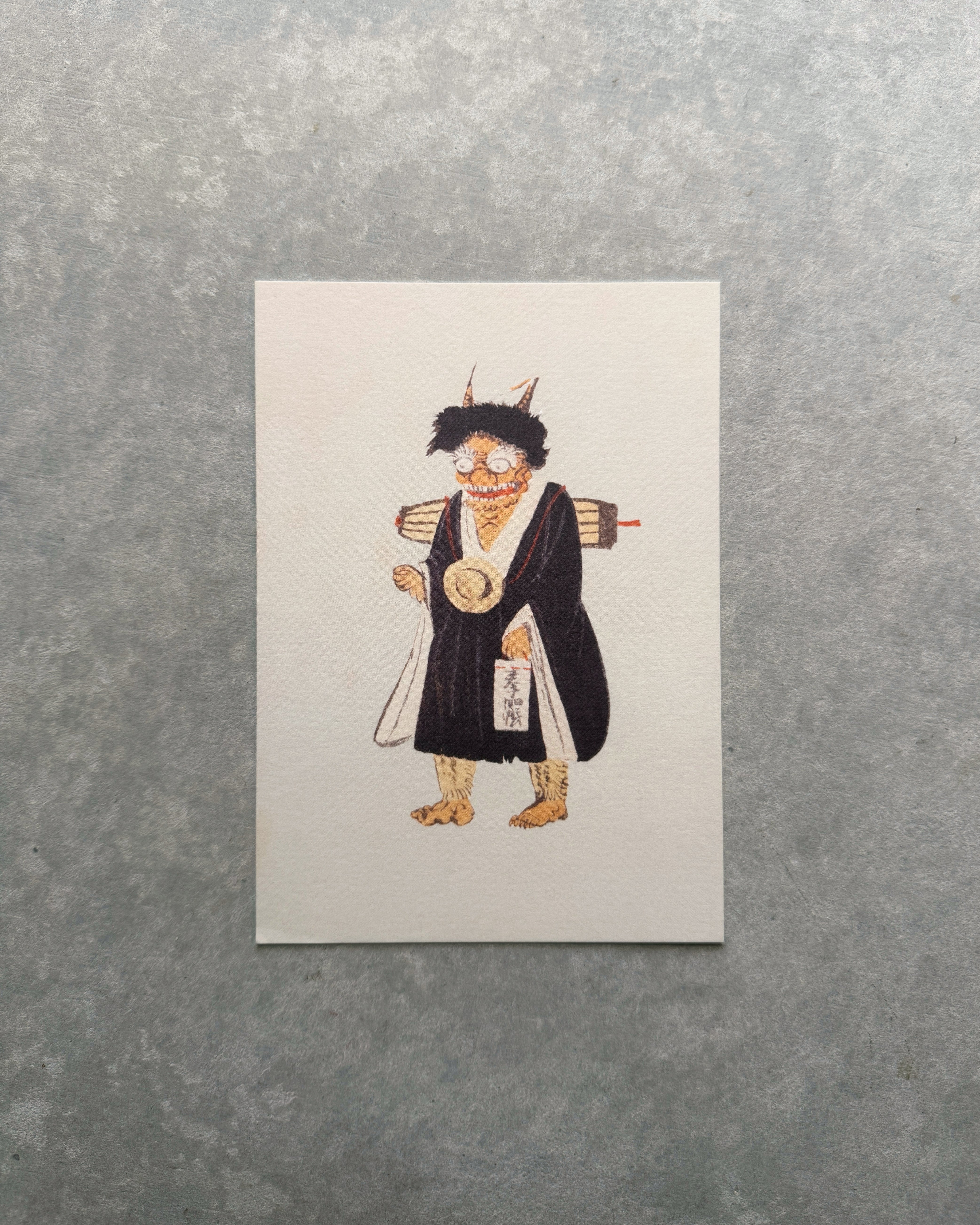 kiku print : postcard - oni no nenbutsu