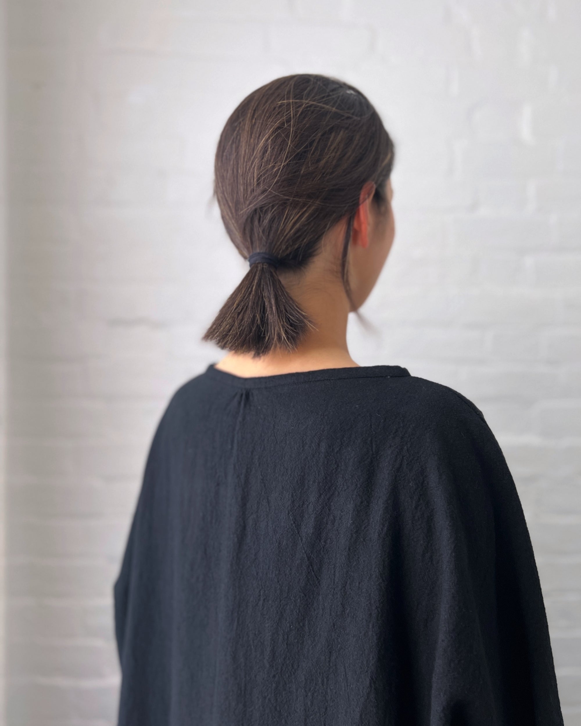 LJ struthers : ramie linen quadro dress