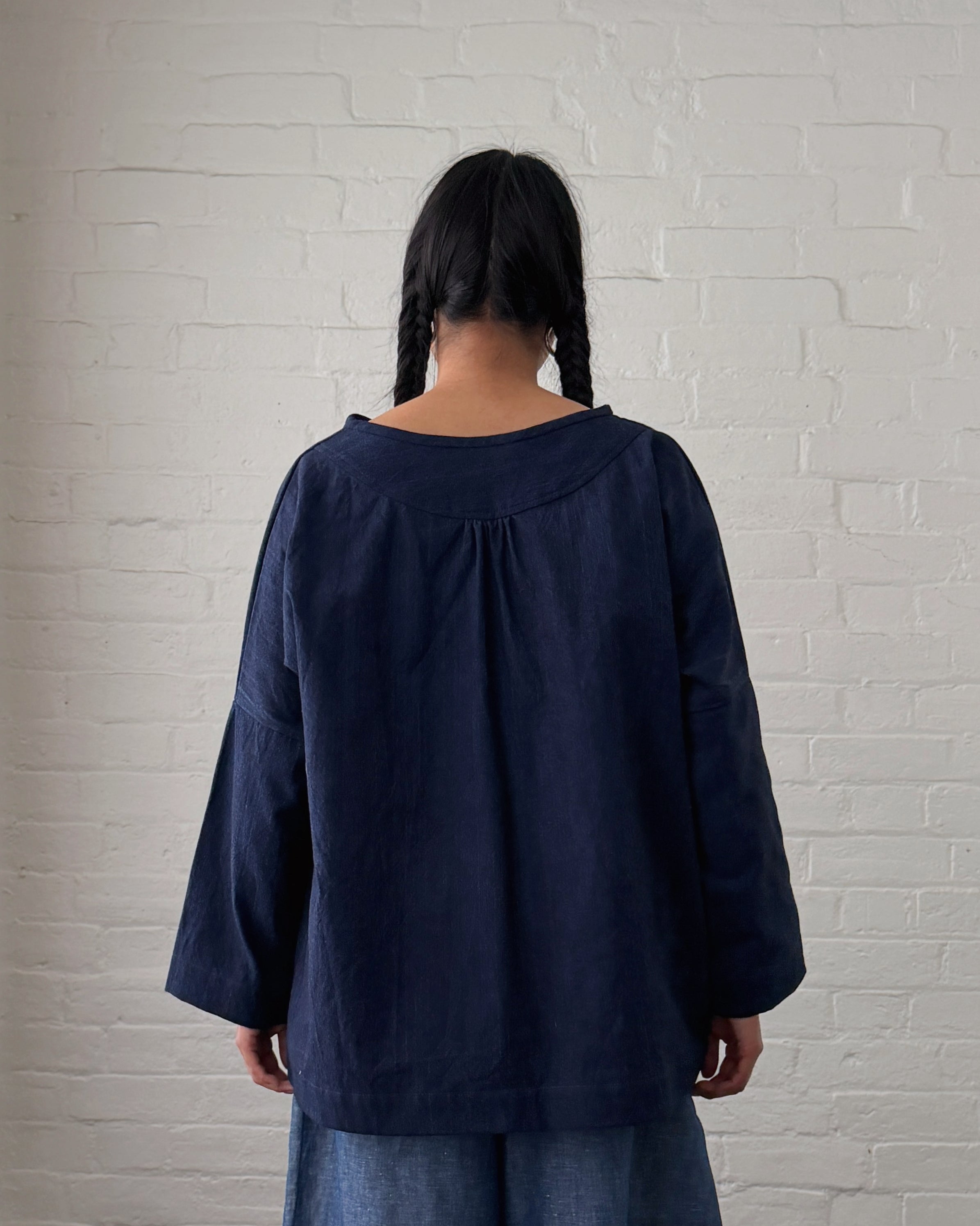 LJ struthers : indigo dyed shirt