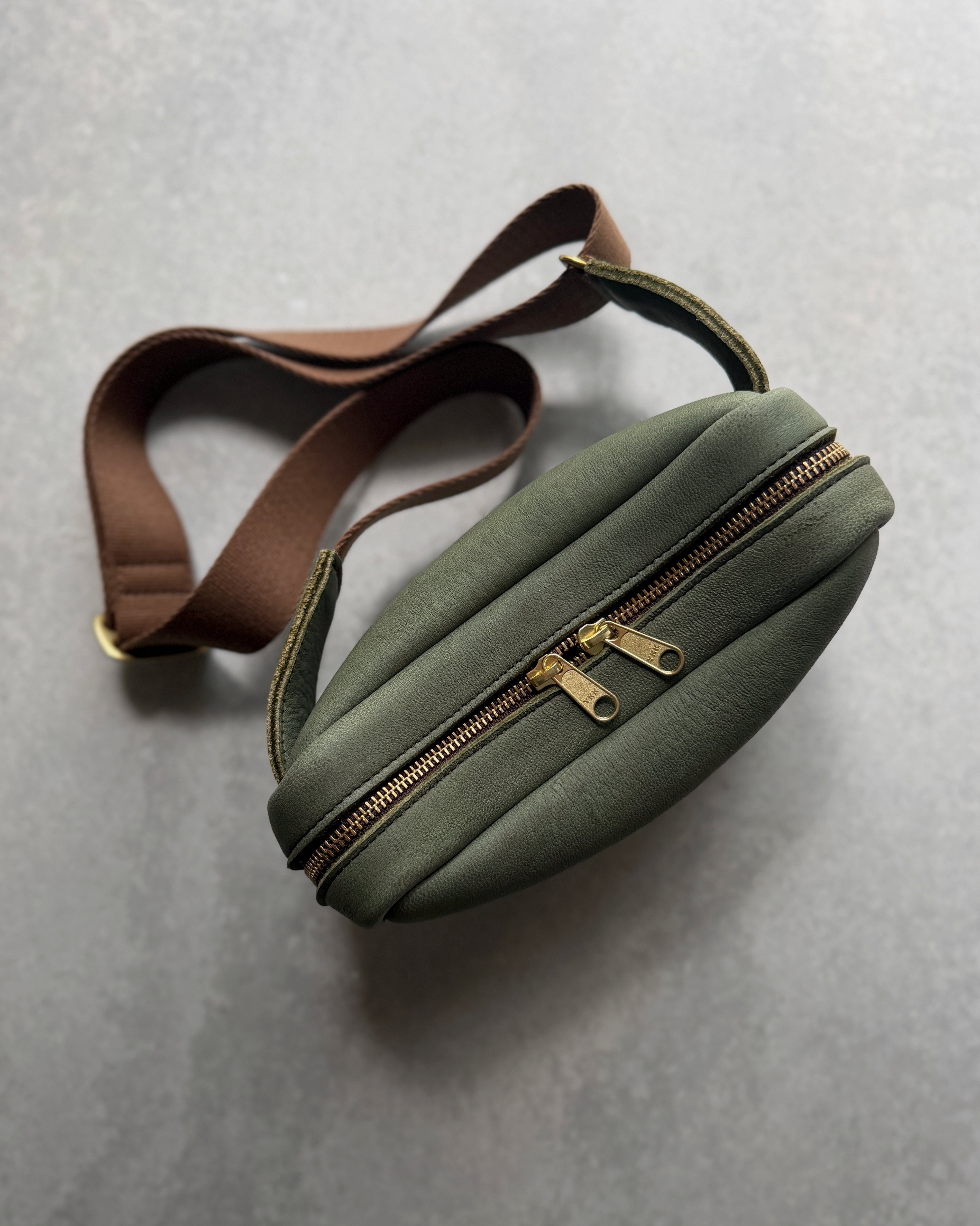 Parley : cross-body bag in khaki
