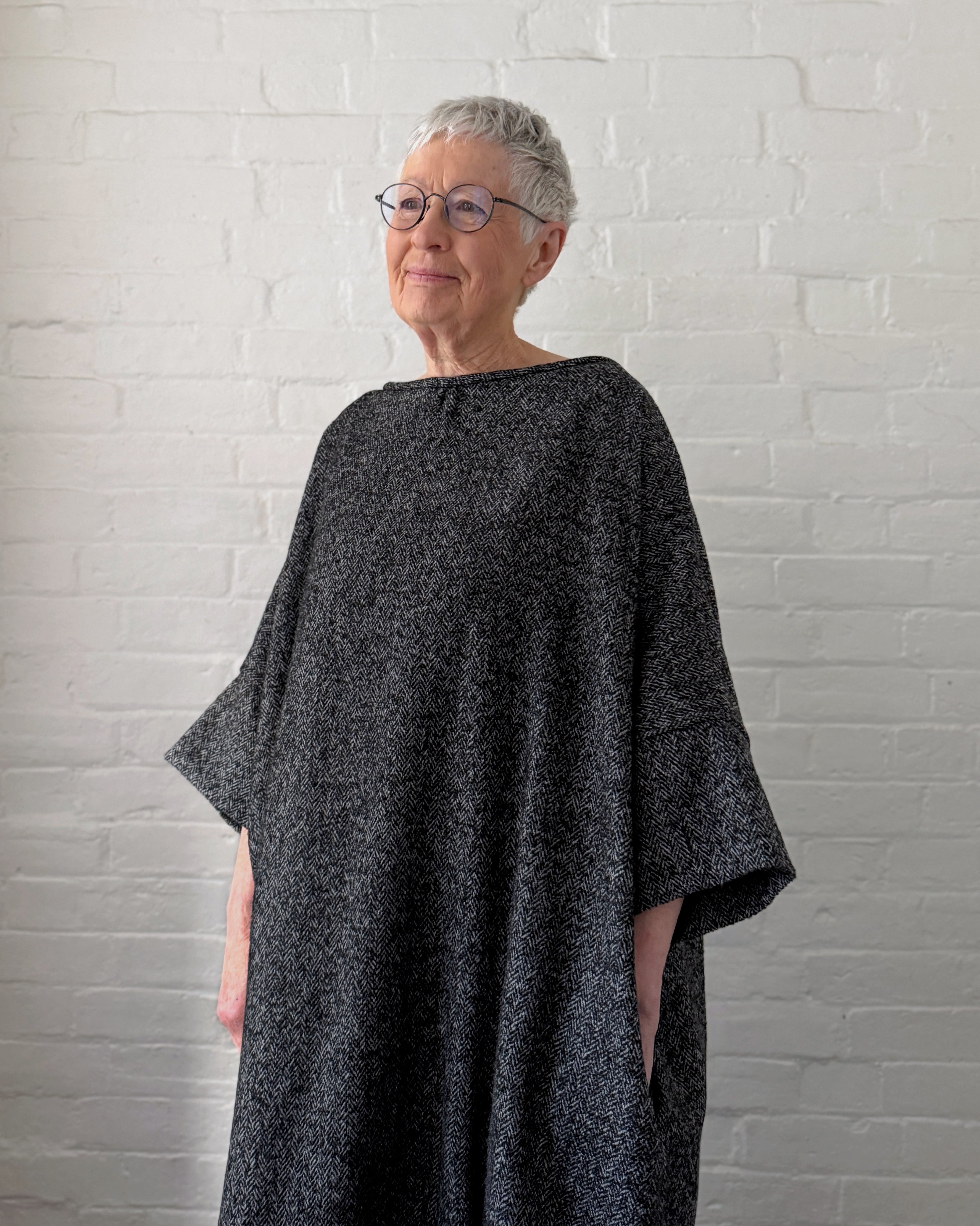 LJ struthers : wool quadro dress
