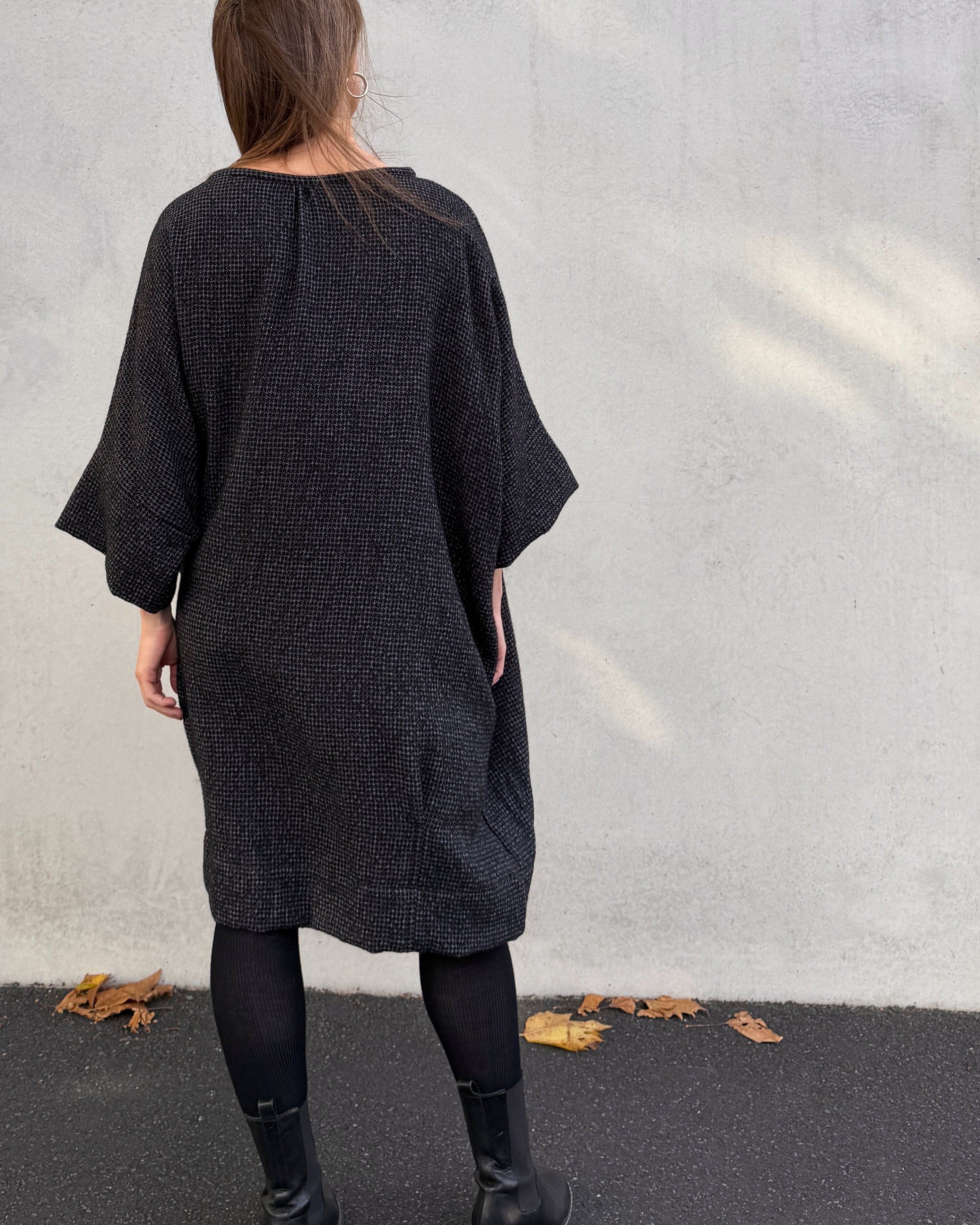 LJ struthers : wool quadro dress