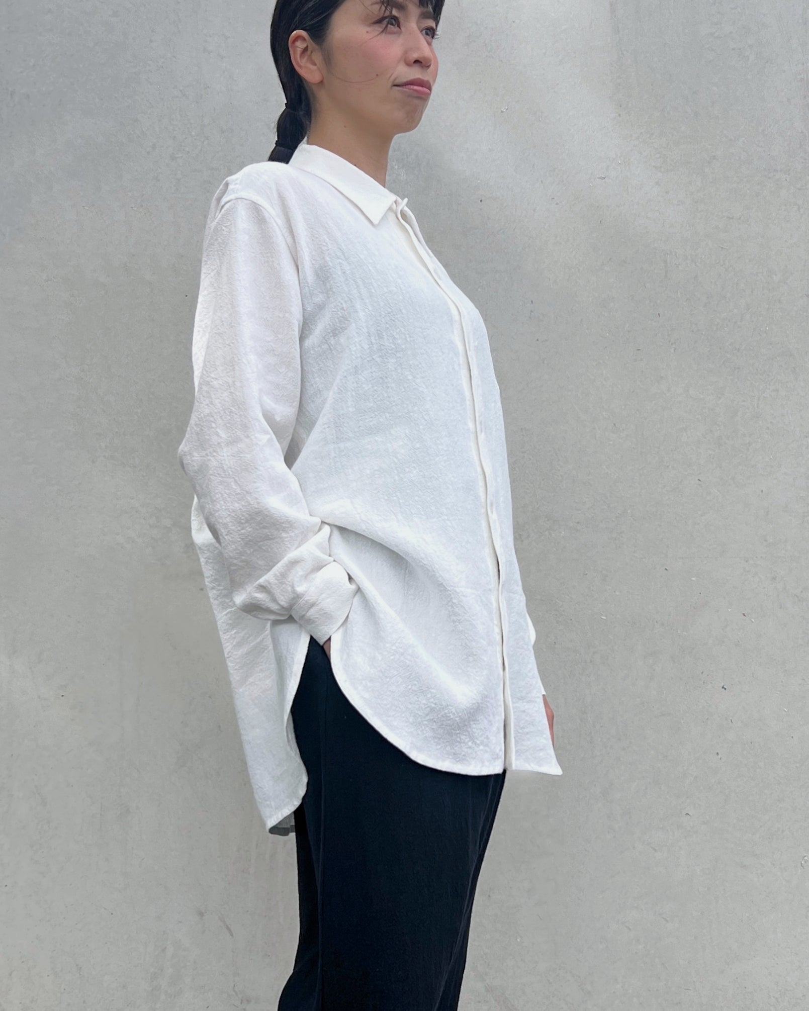 LJ struthers : ramie linen shirt