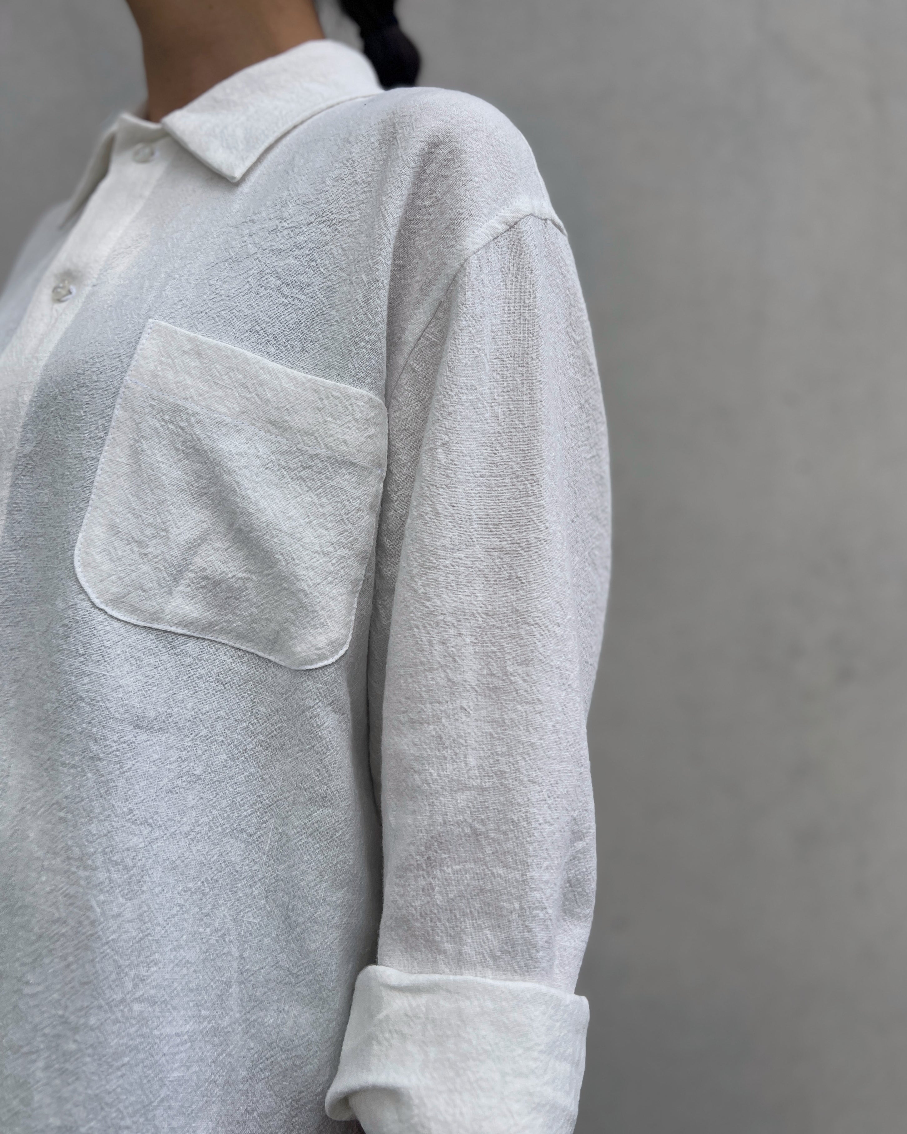 LJ struthers : ramie linen shirt