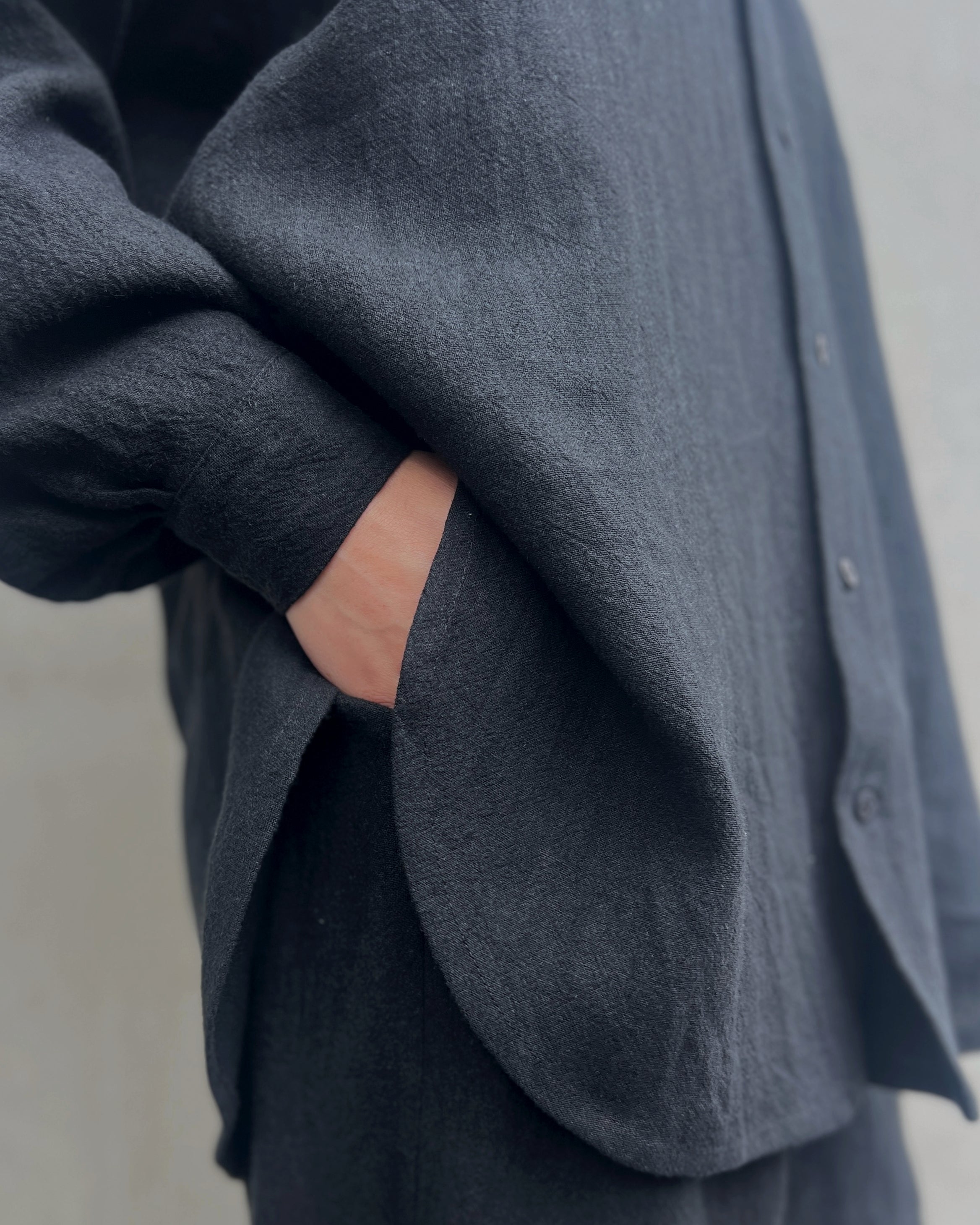 LJ struthers : ramie linen shirt