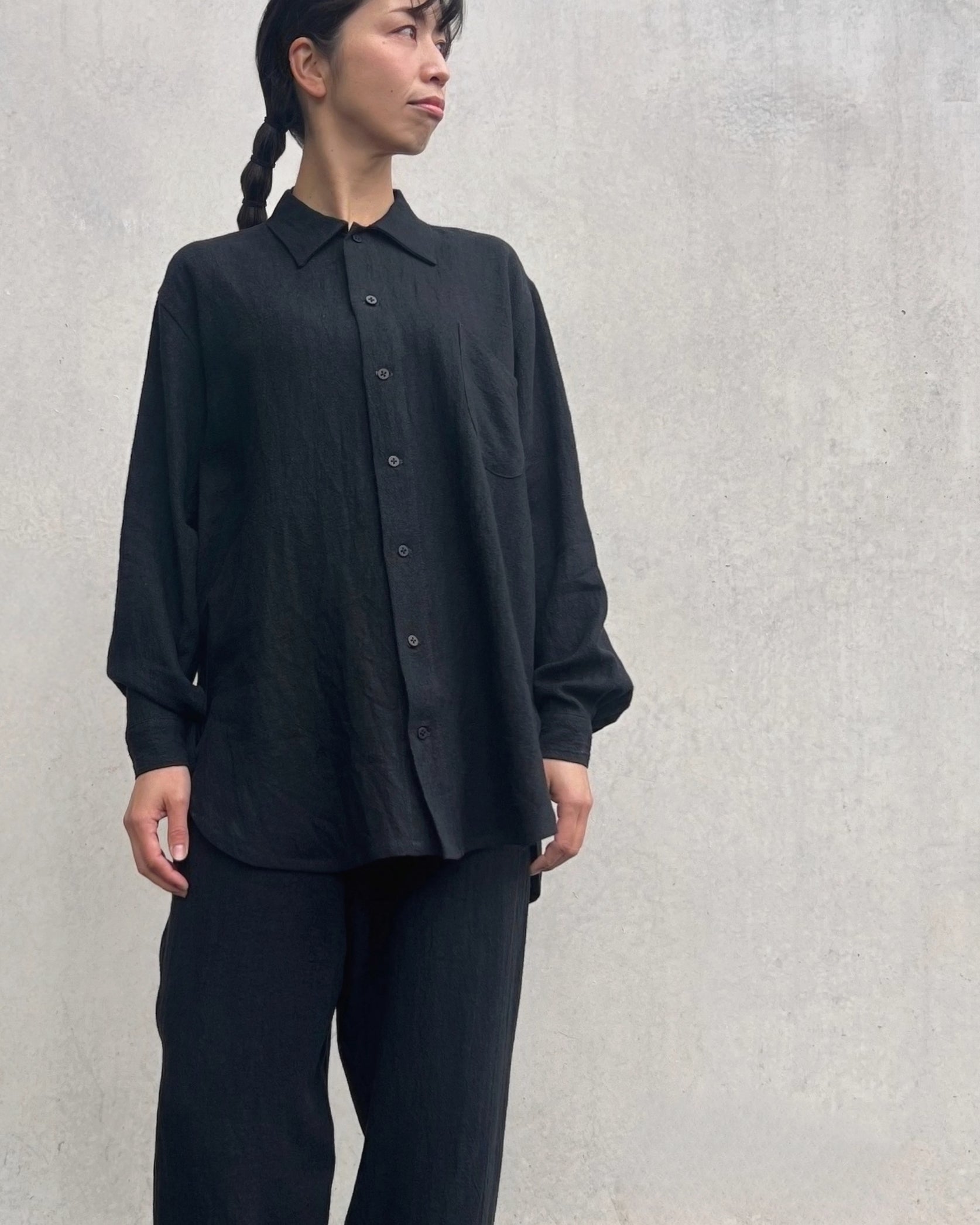 LJ struthers : ramie linen shirt