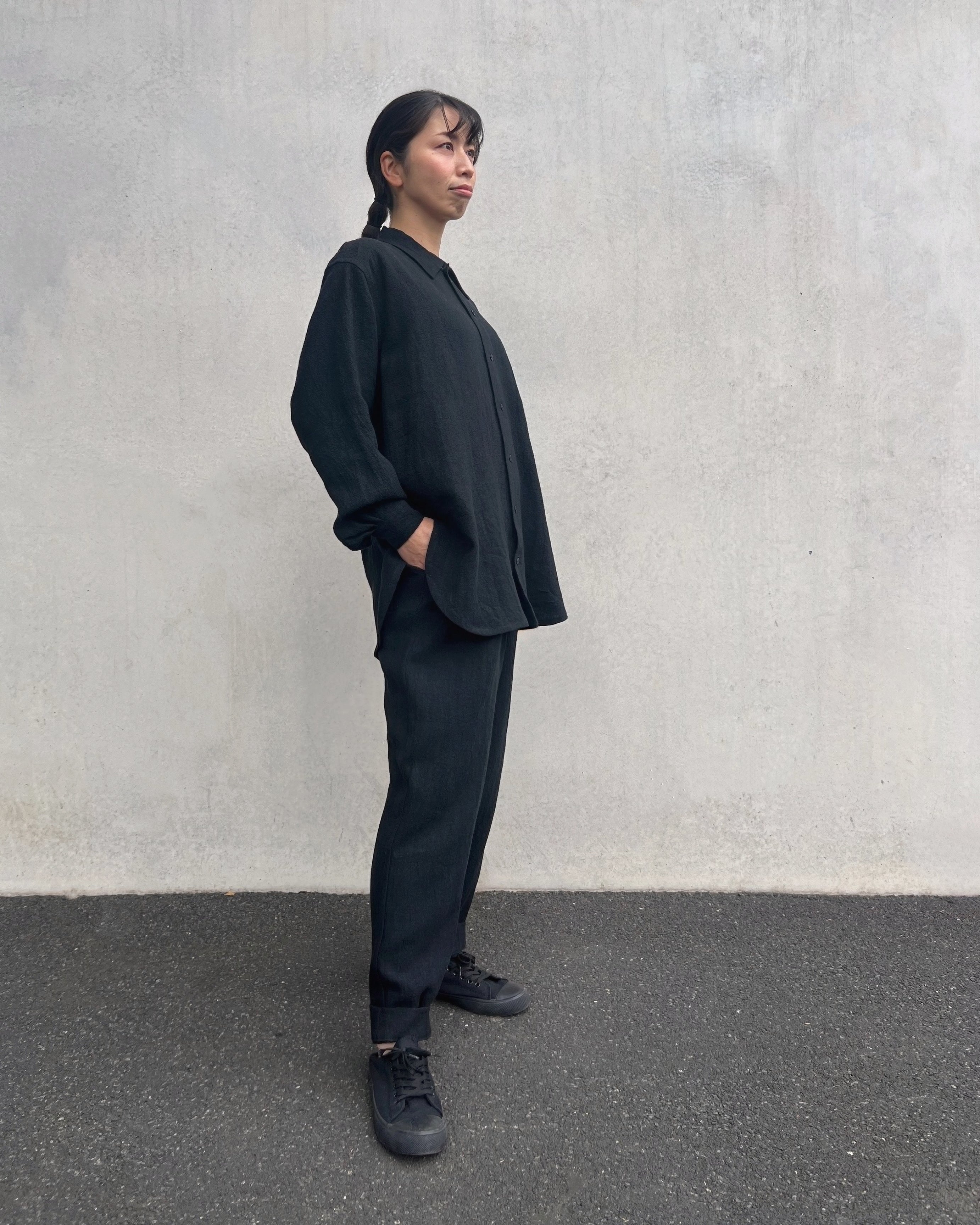 LJ struthers : ramie linen shirt