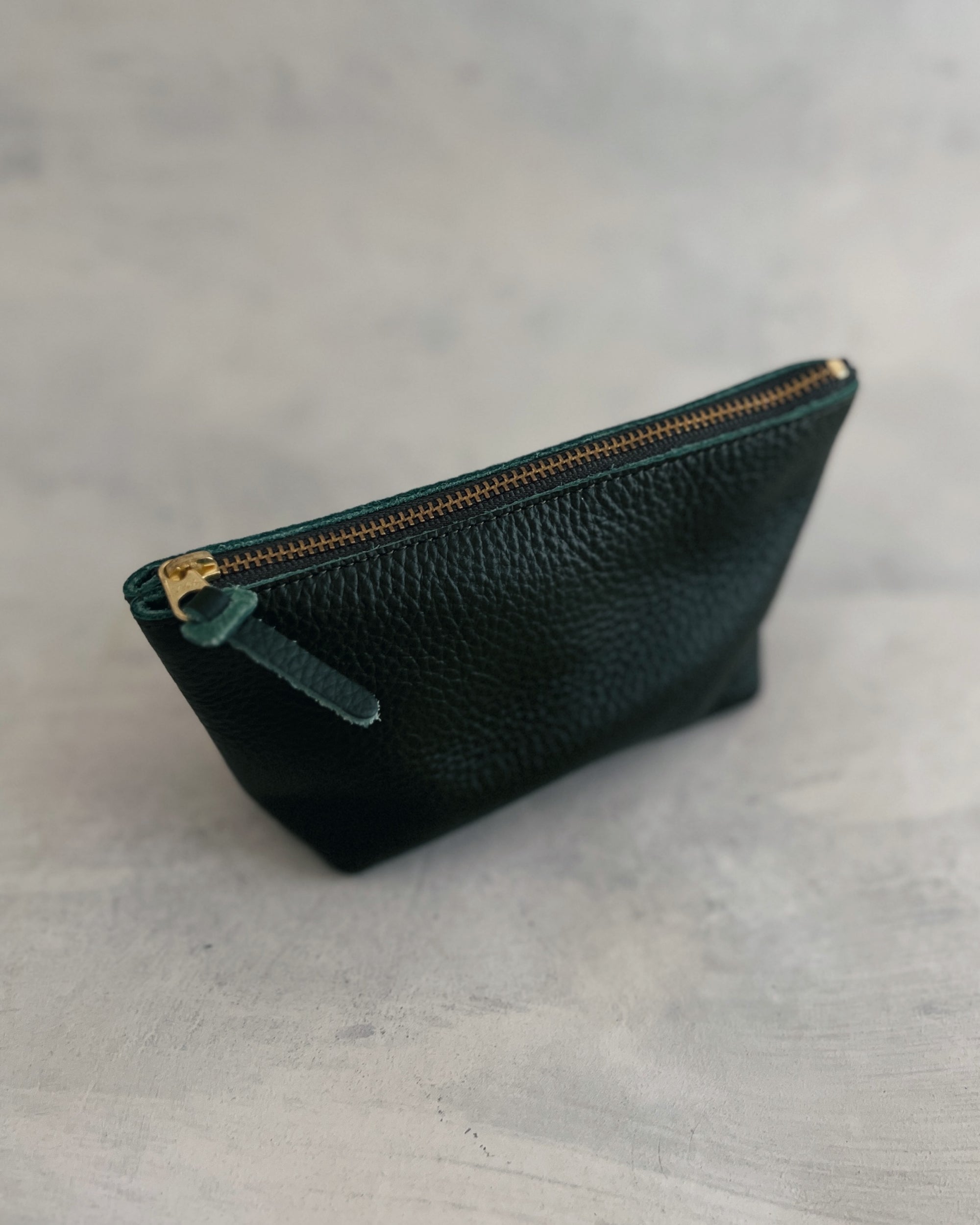 soft leather pouch