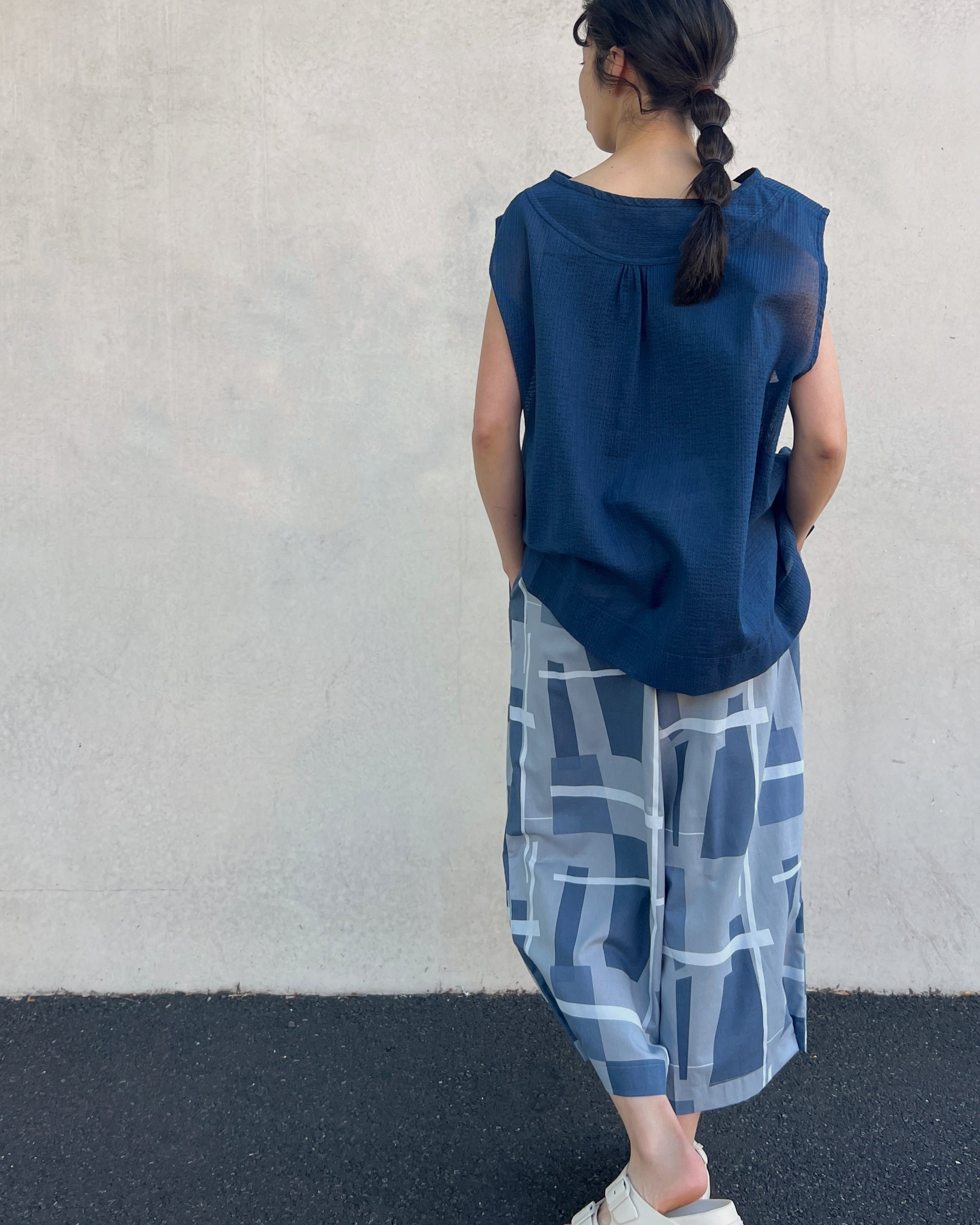 LJ struthers : cotton sleeveless tunic