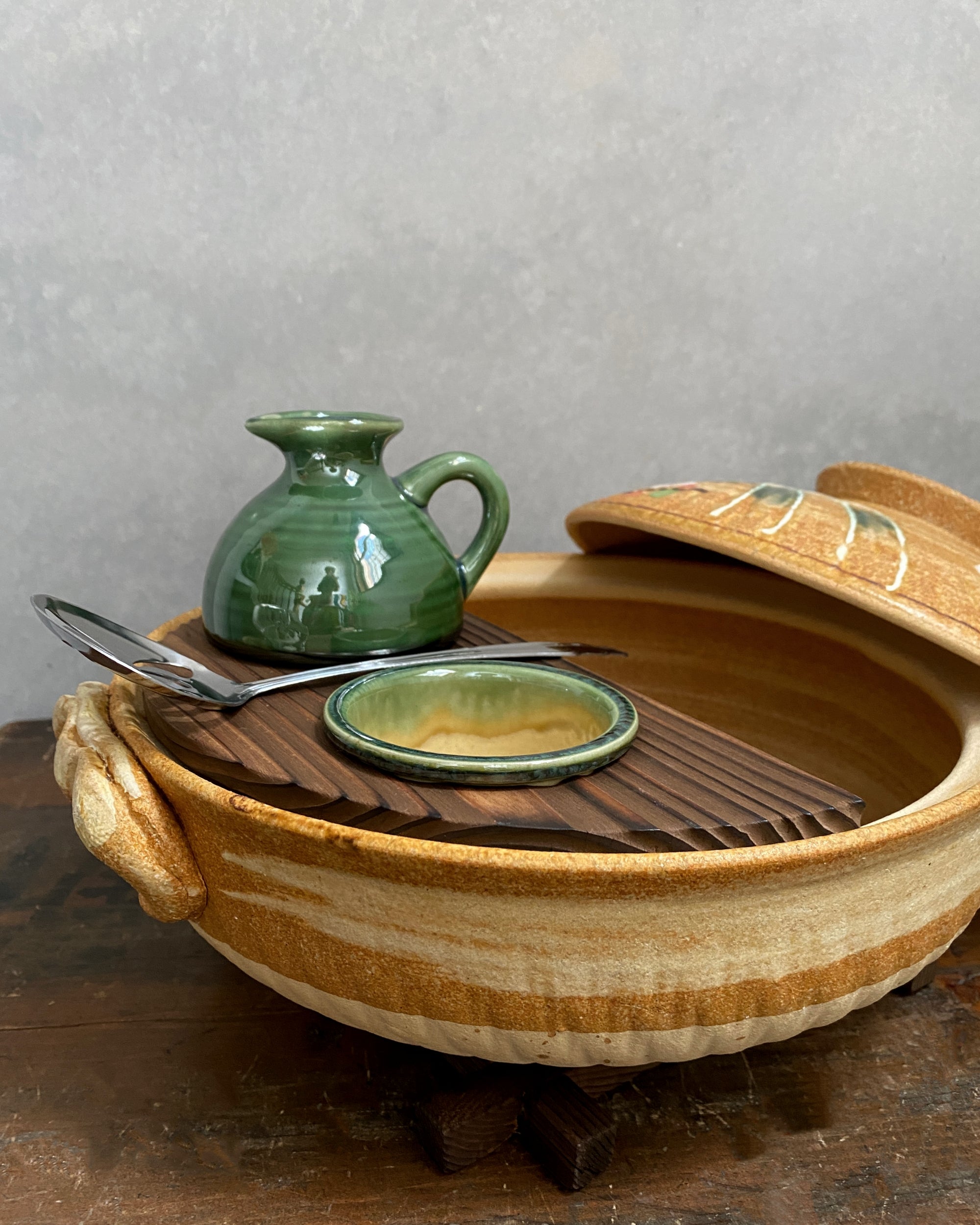 vintage japanese serving set