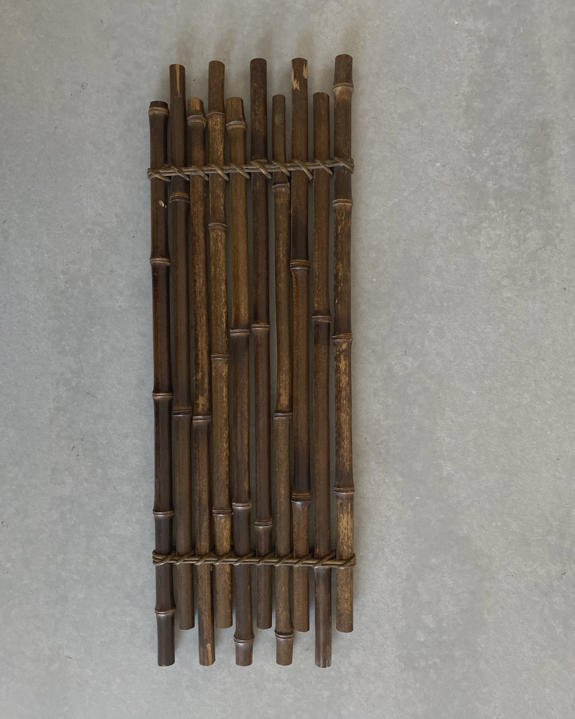 vintage japanese bamboo display mat