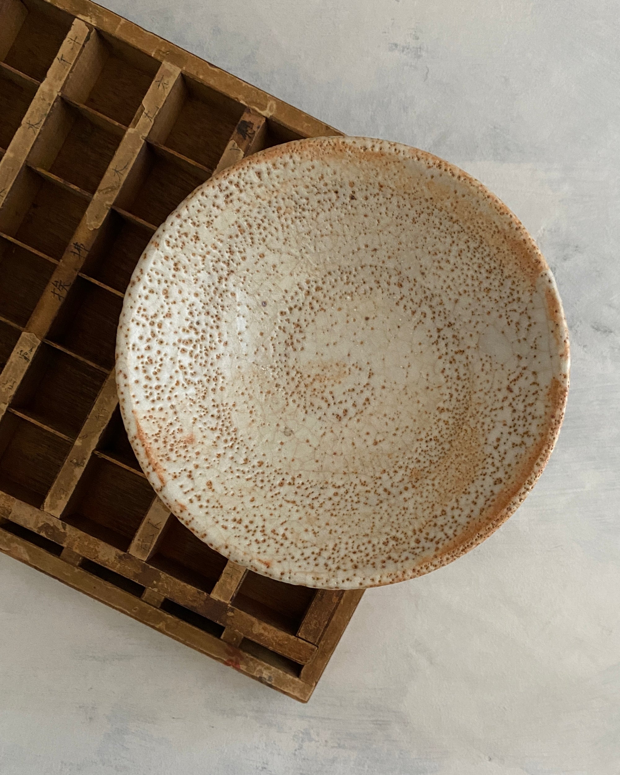 vintage japanese ceramic plate