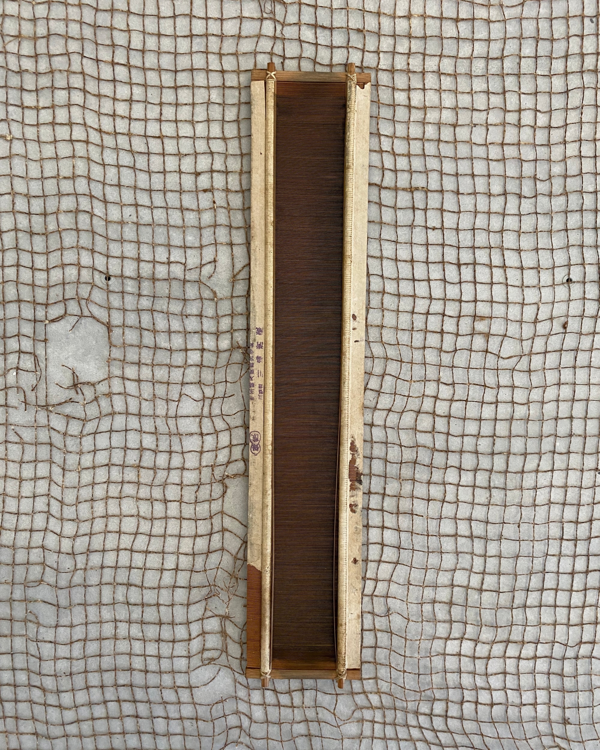 vintage japanese weaving loom comb