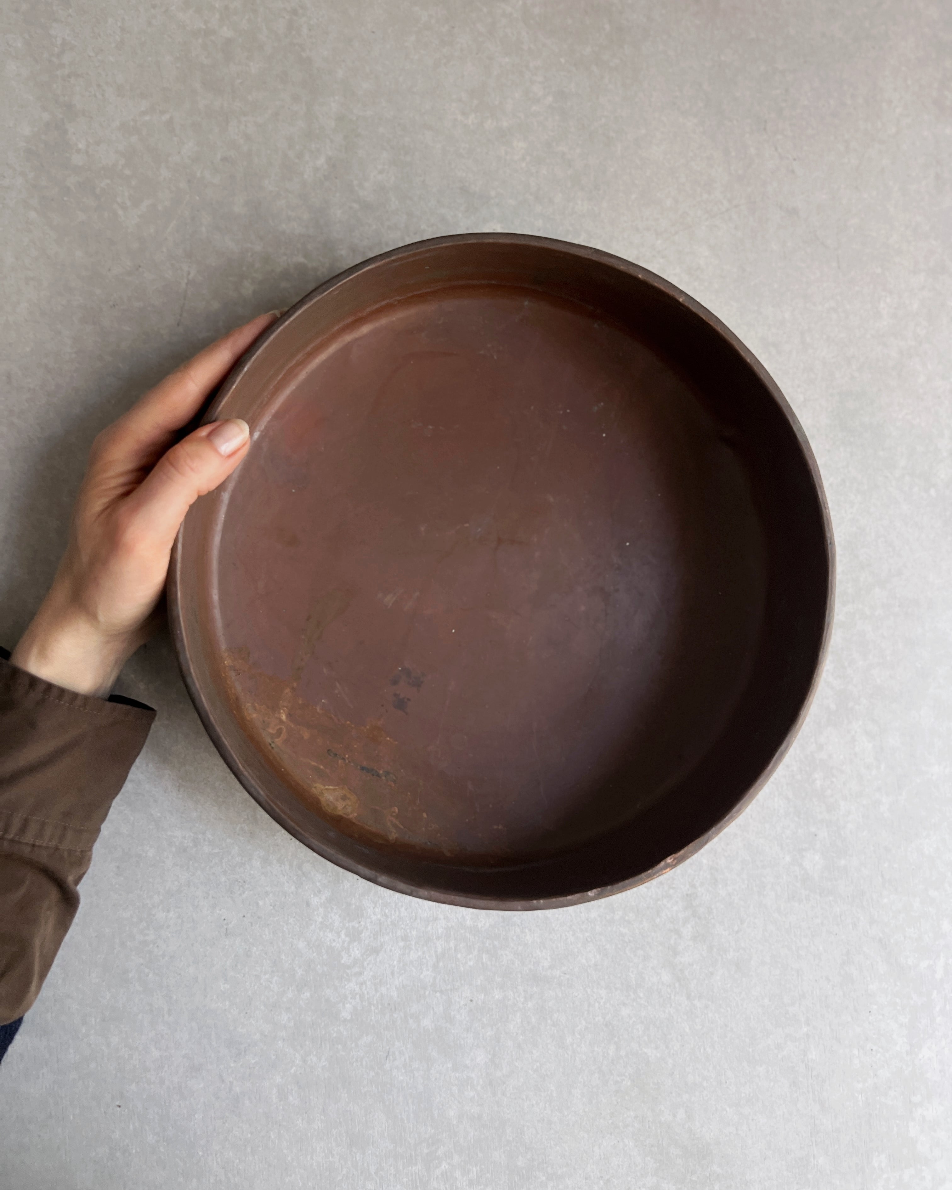 vintage copper bowl