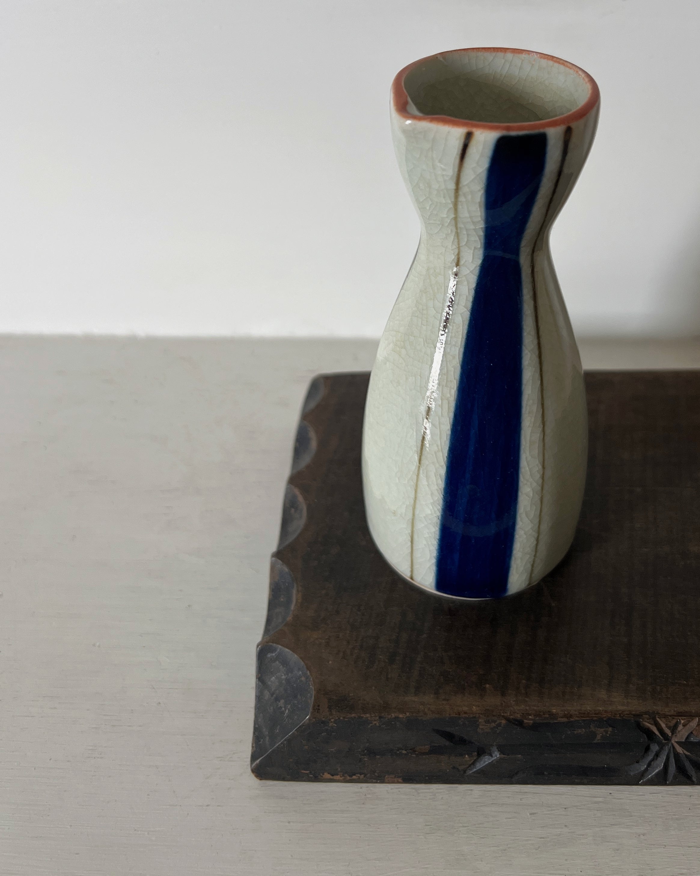 vintage ceramic sake jug