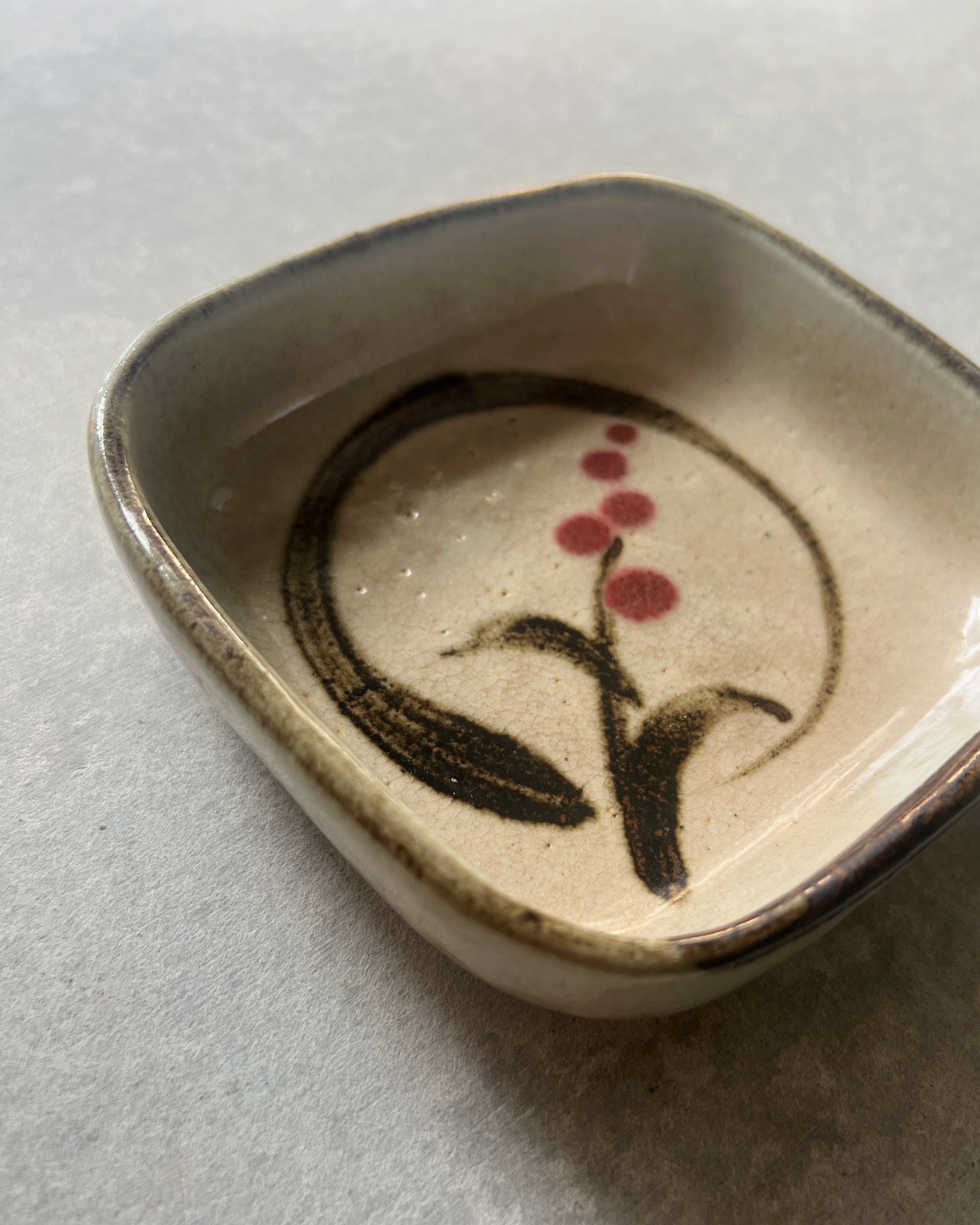 vintage ceramic dish