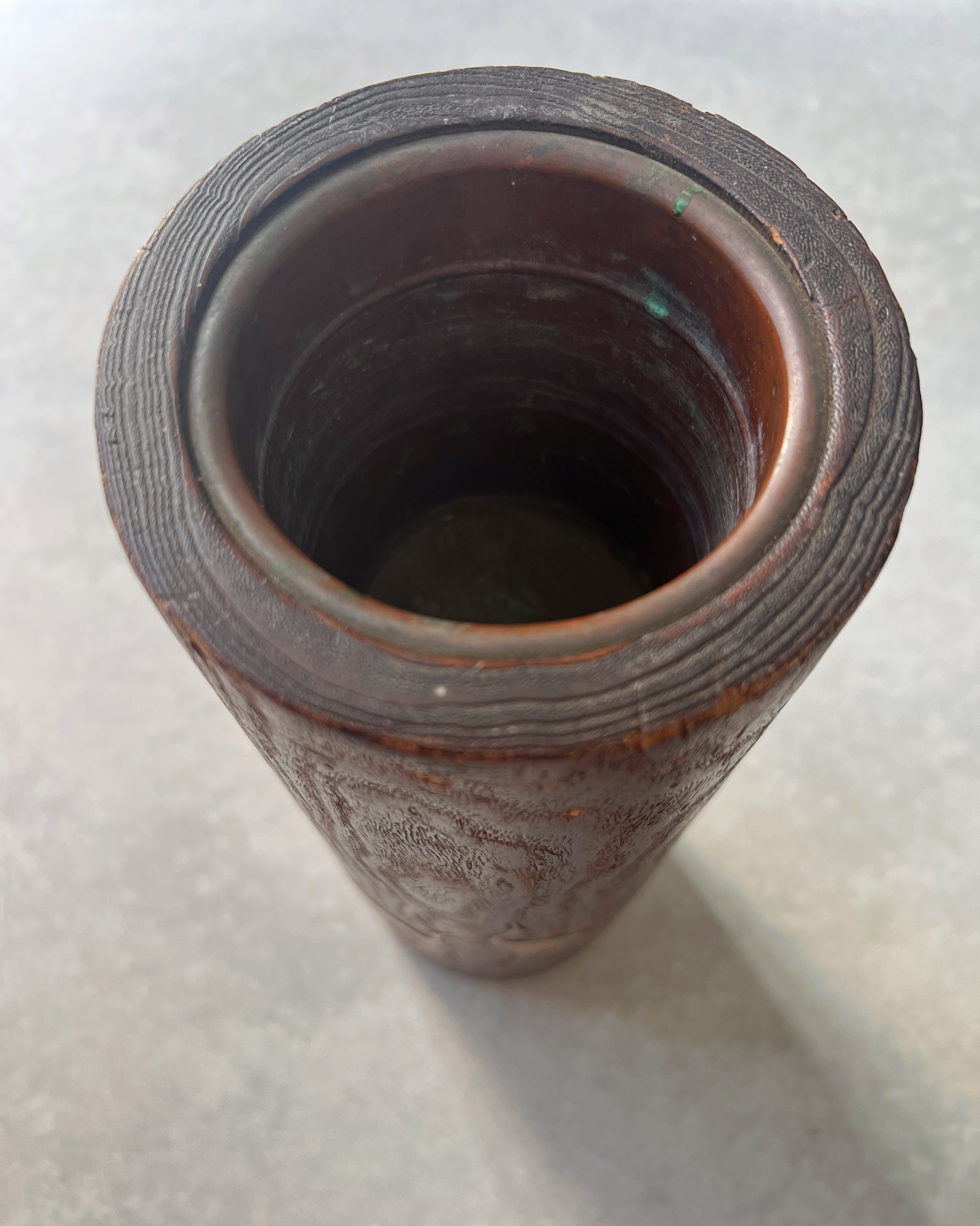 vintage tsuru vase