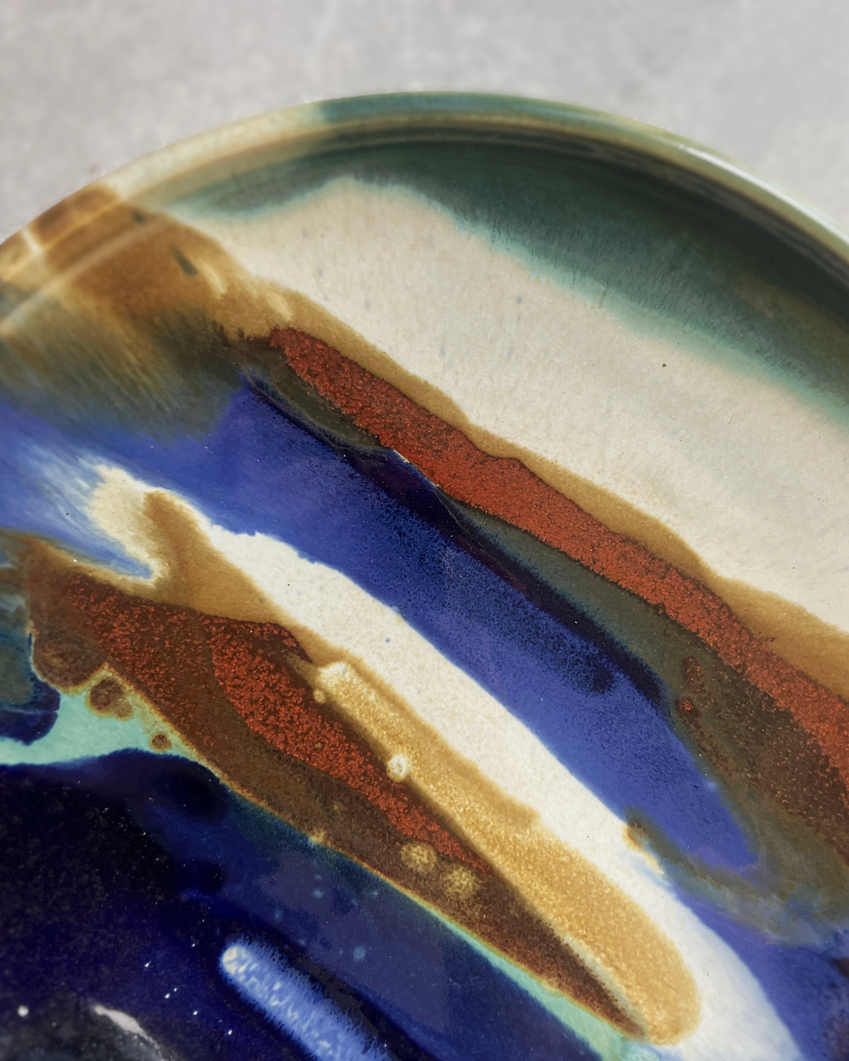 vintage ceramic kasama dish
