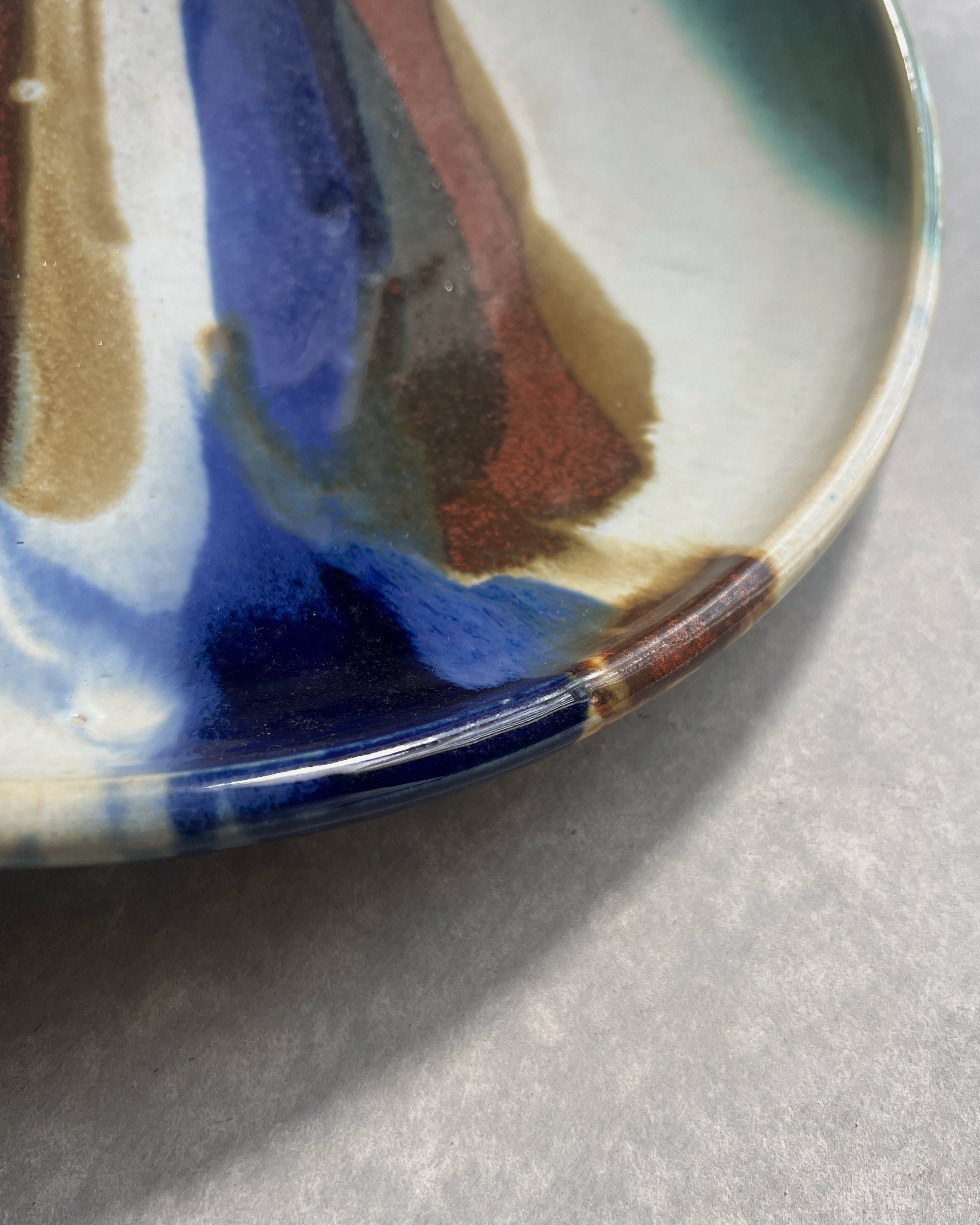 vintage ceramic kasama dish