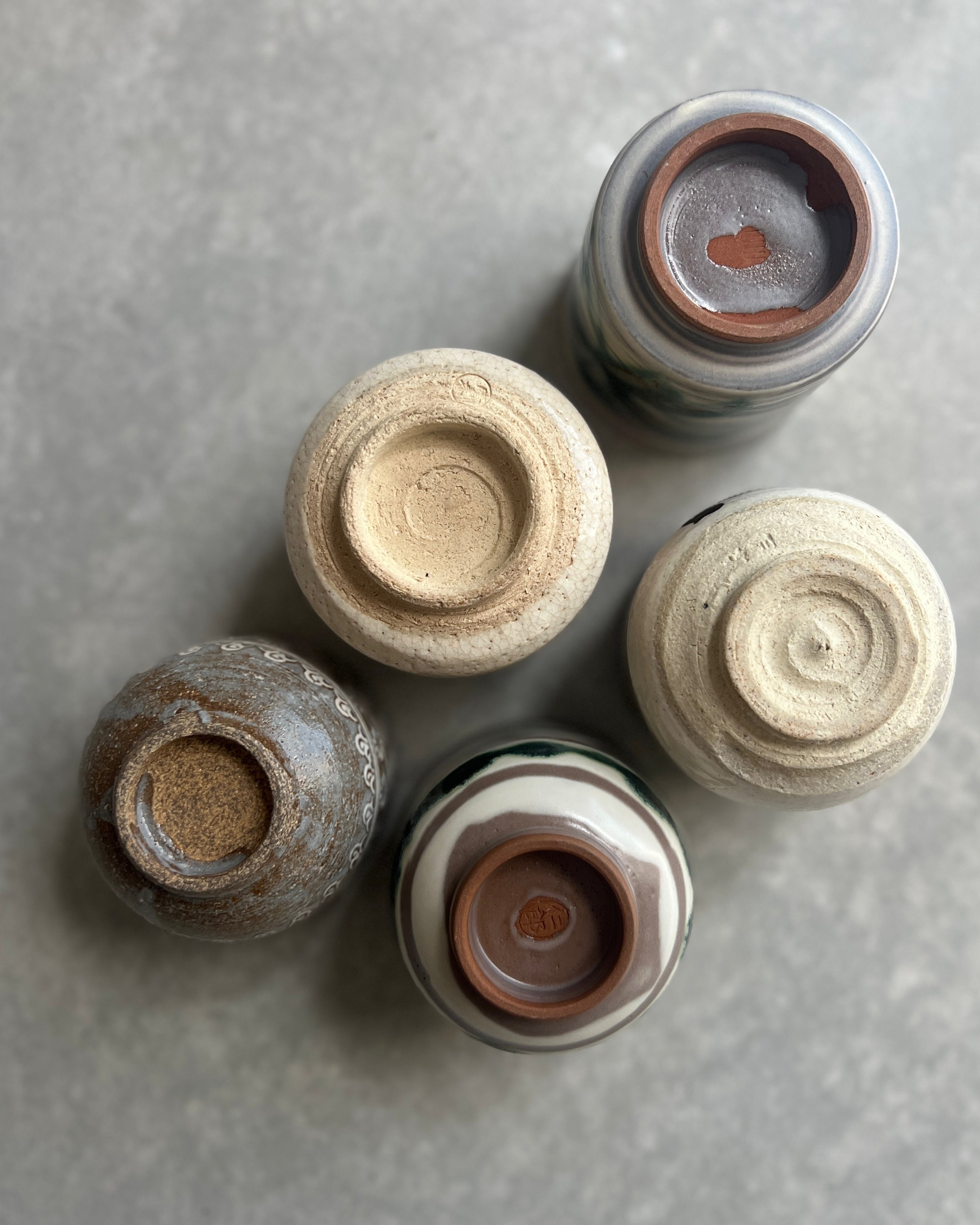 vintage ceramic cup set