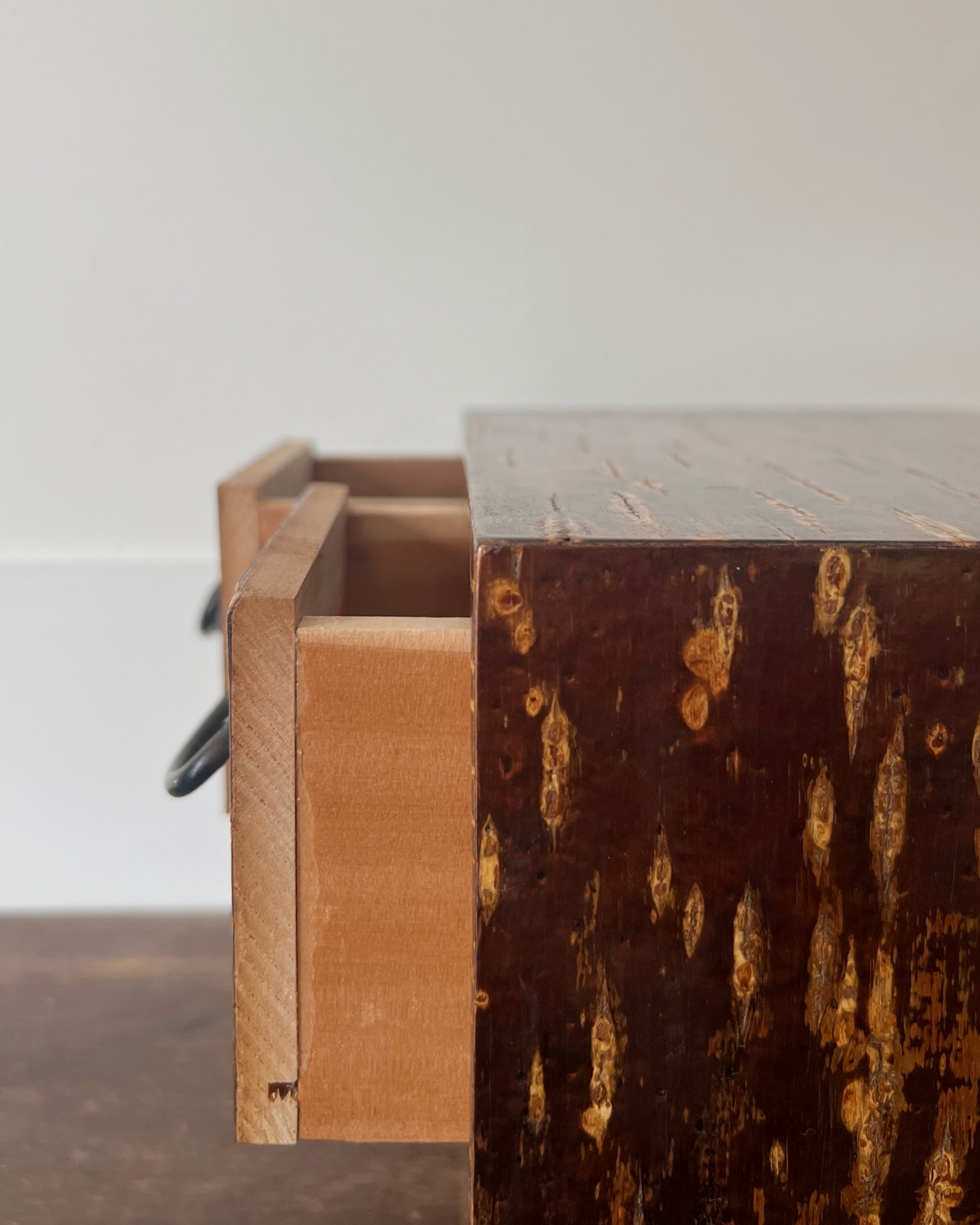 vintage wooden drawers