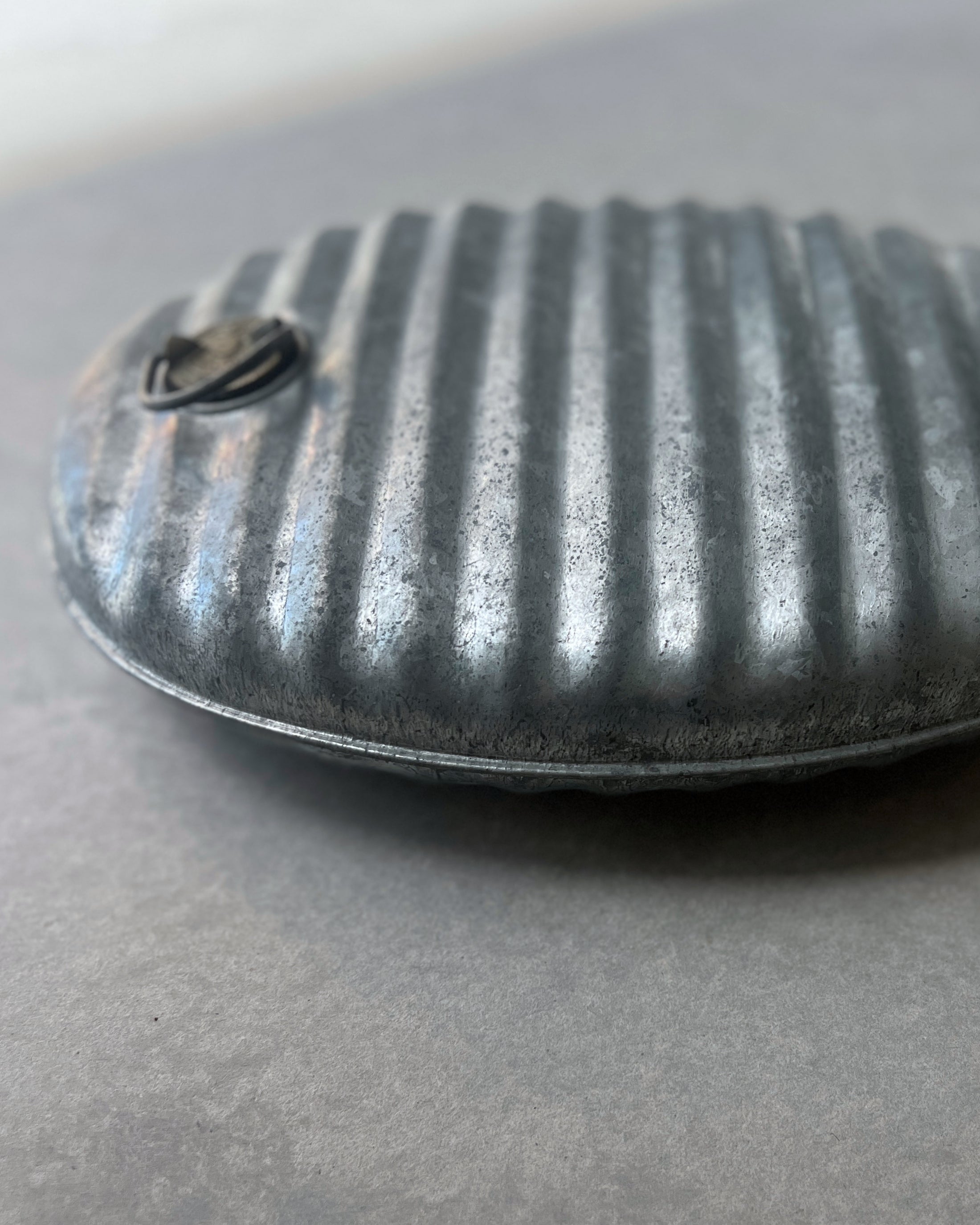 vintage metal water bottle