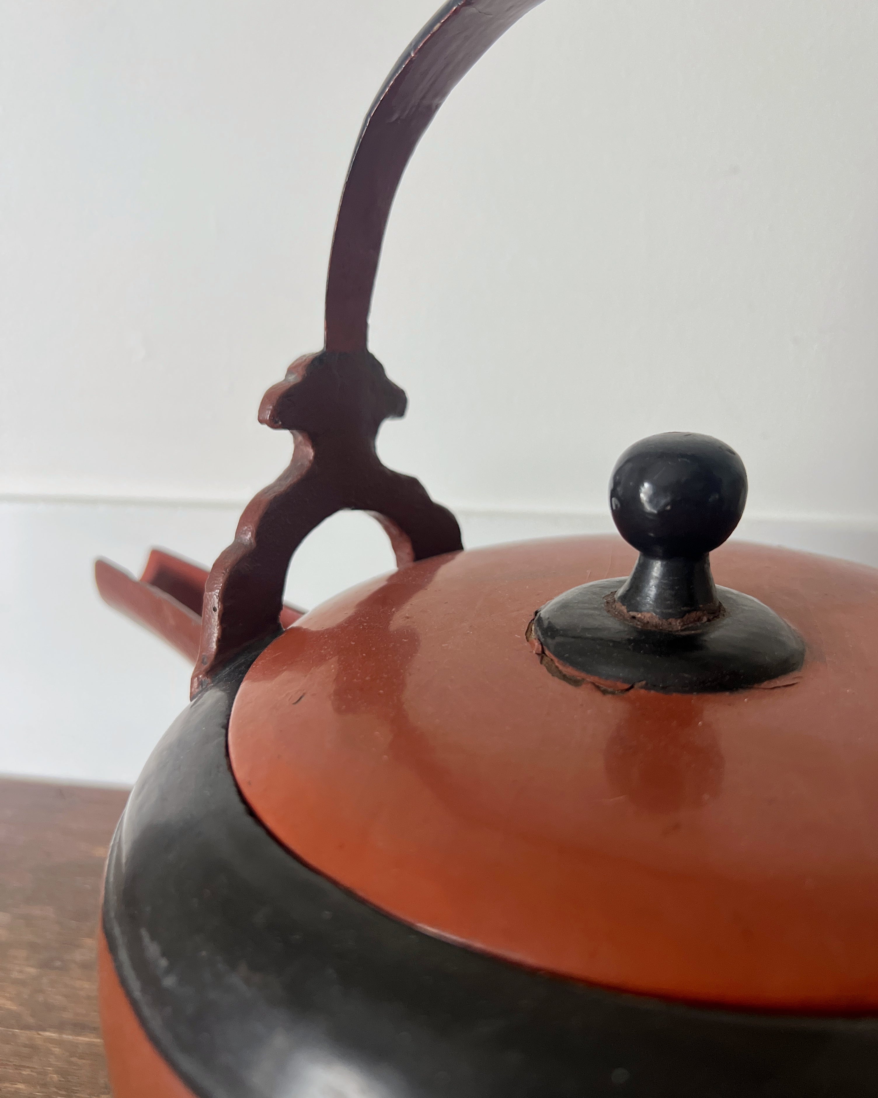 vintage urushi teapot