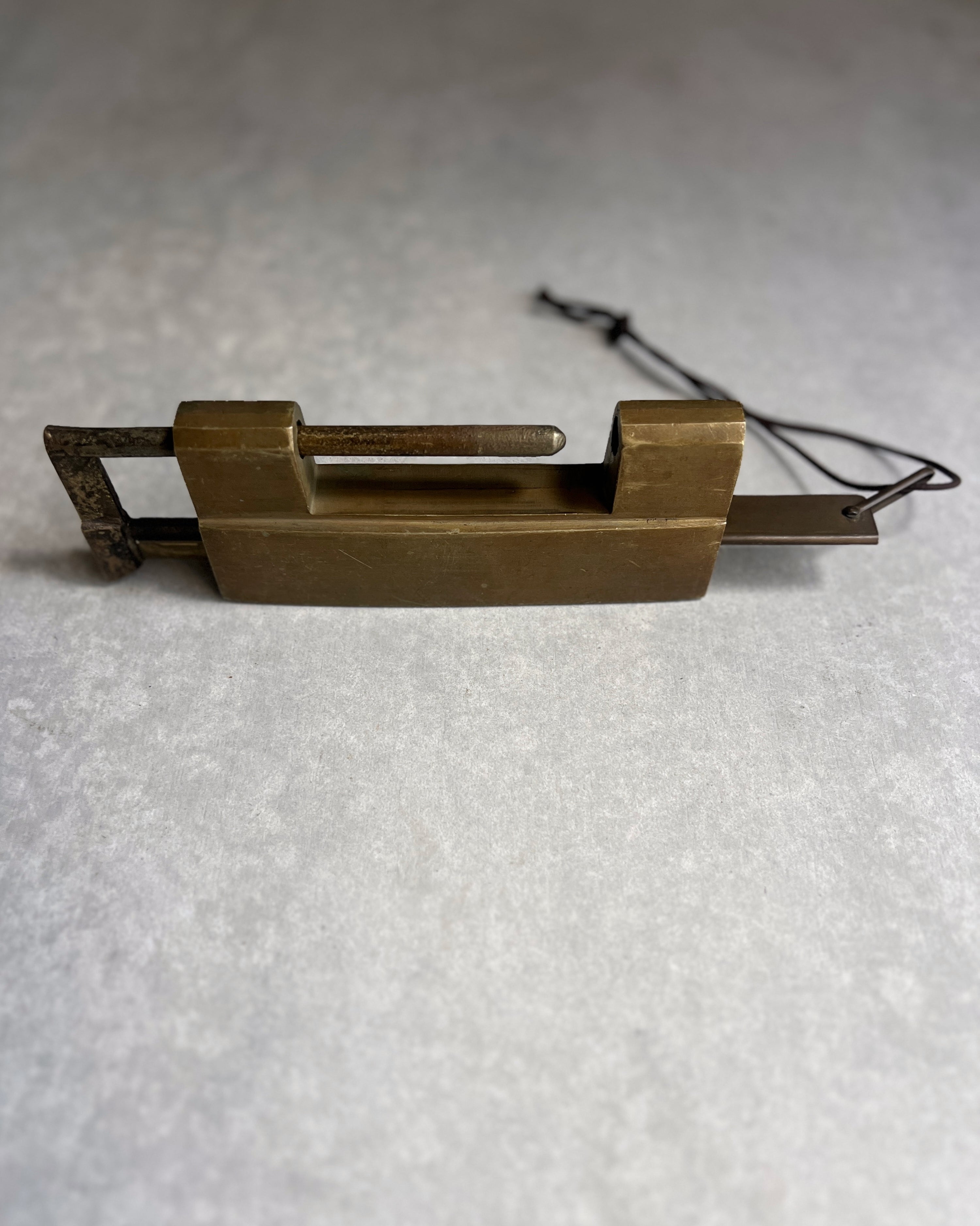vintage brass lock