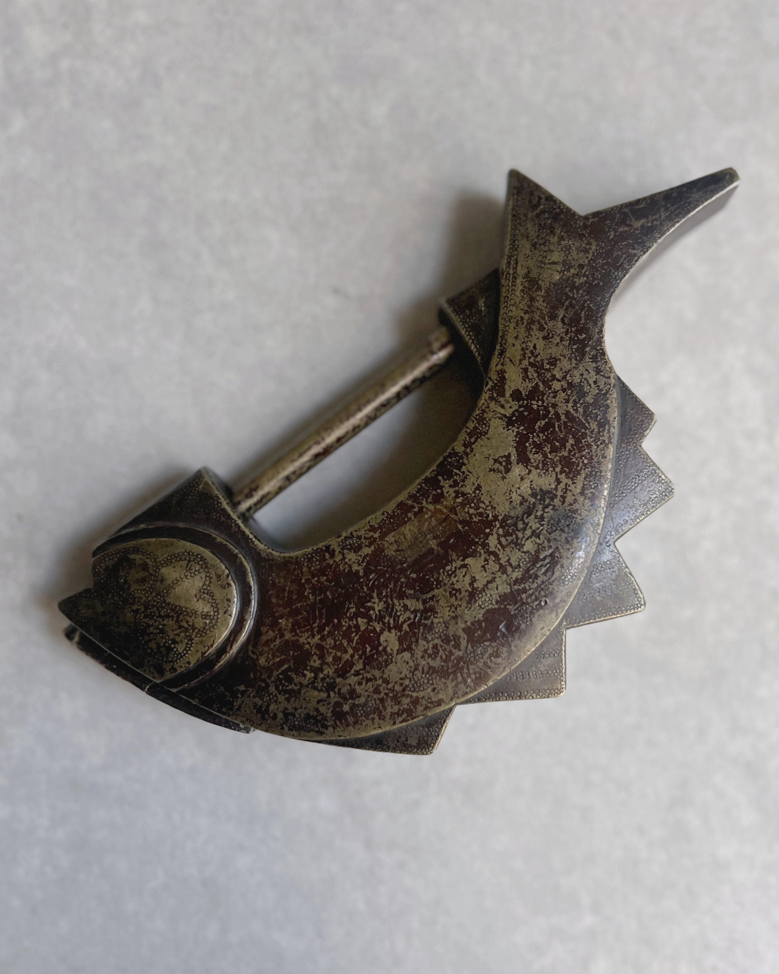 vintage brass lock