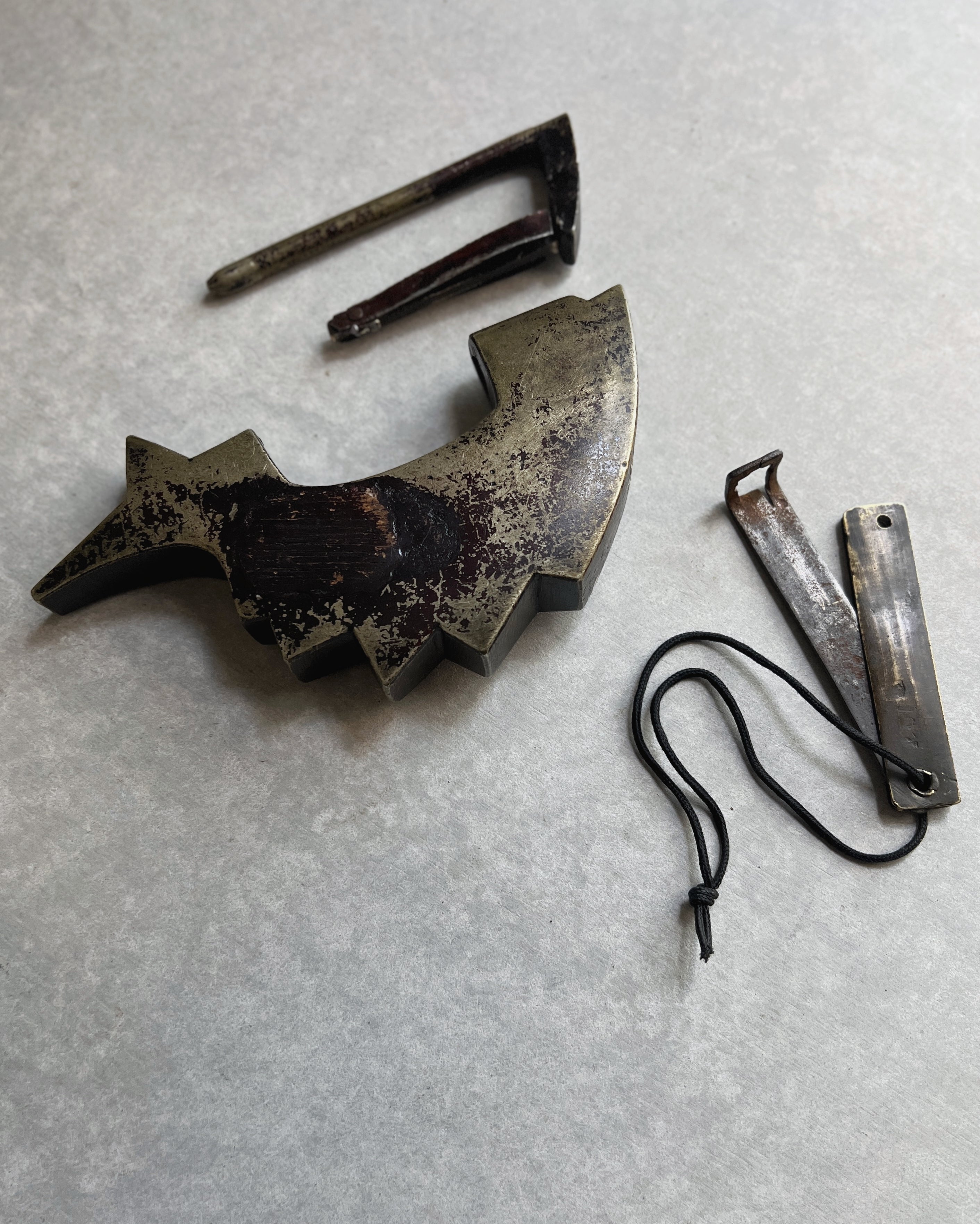 vintage brass lock