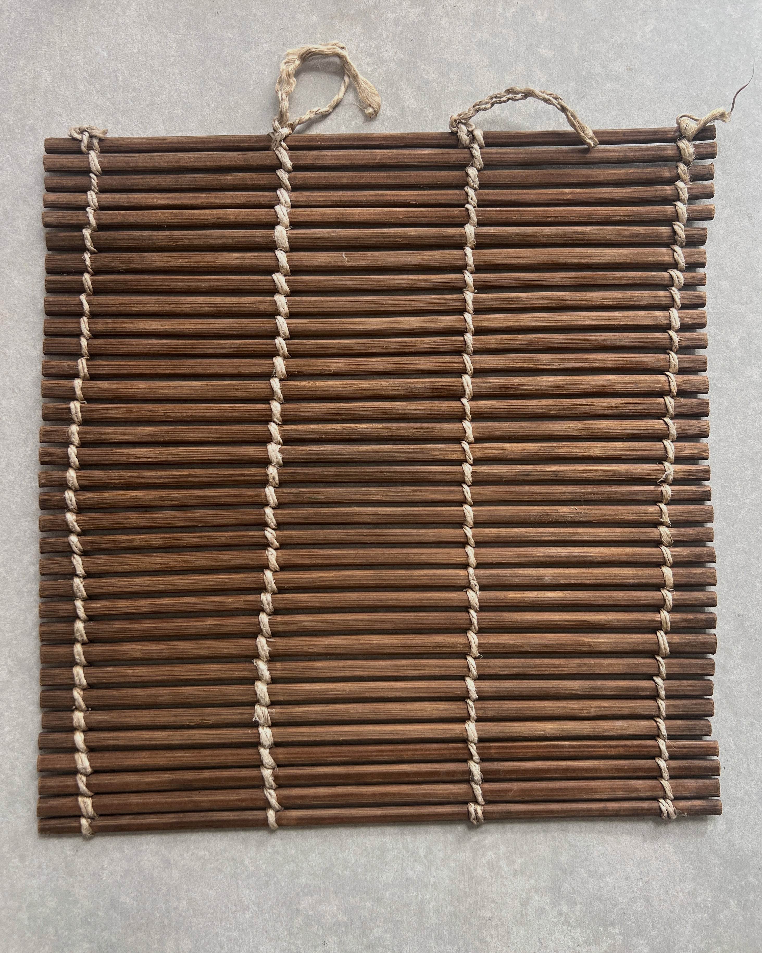 vintage wooden mat
