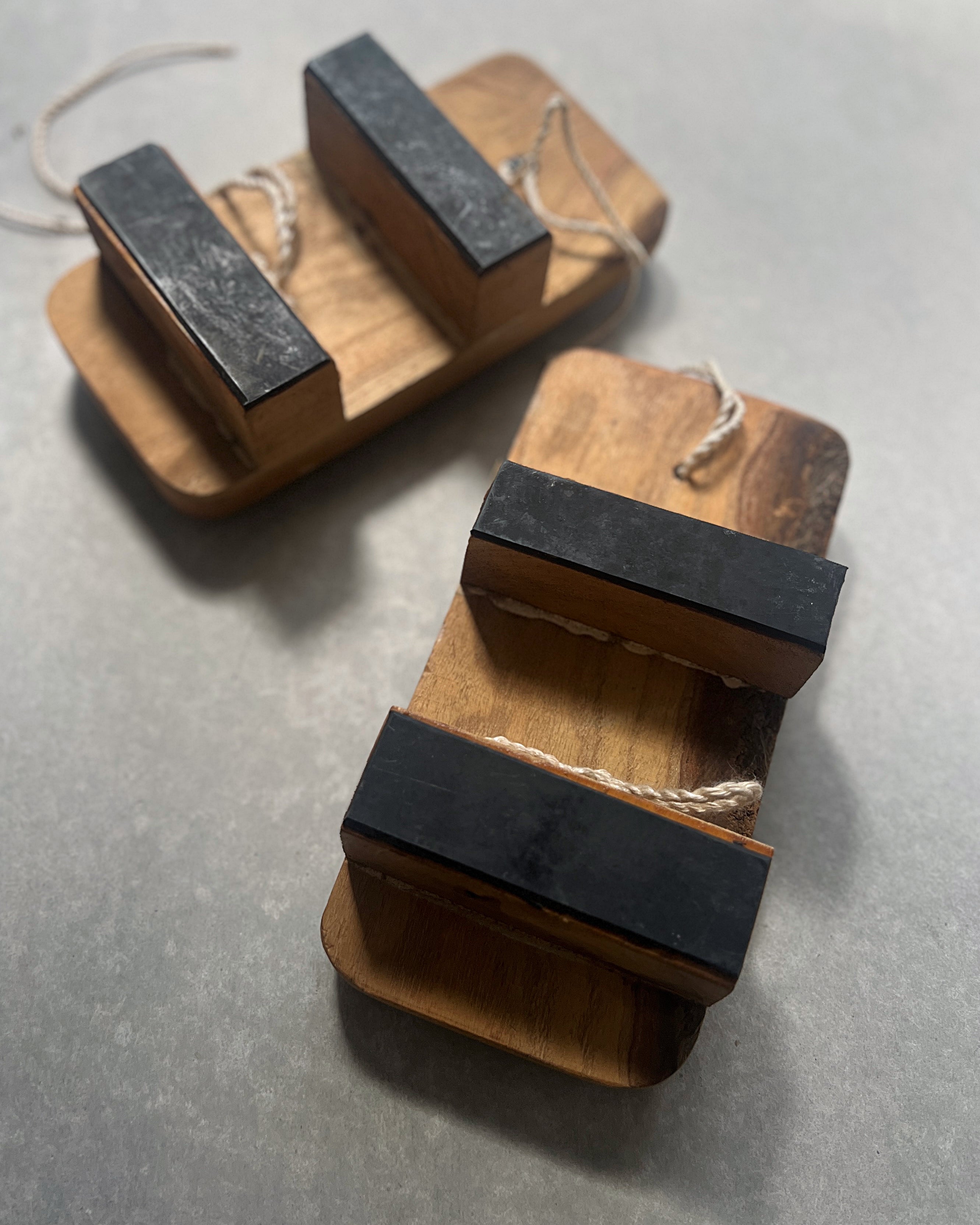 vintage wooden geta