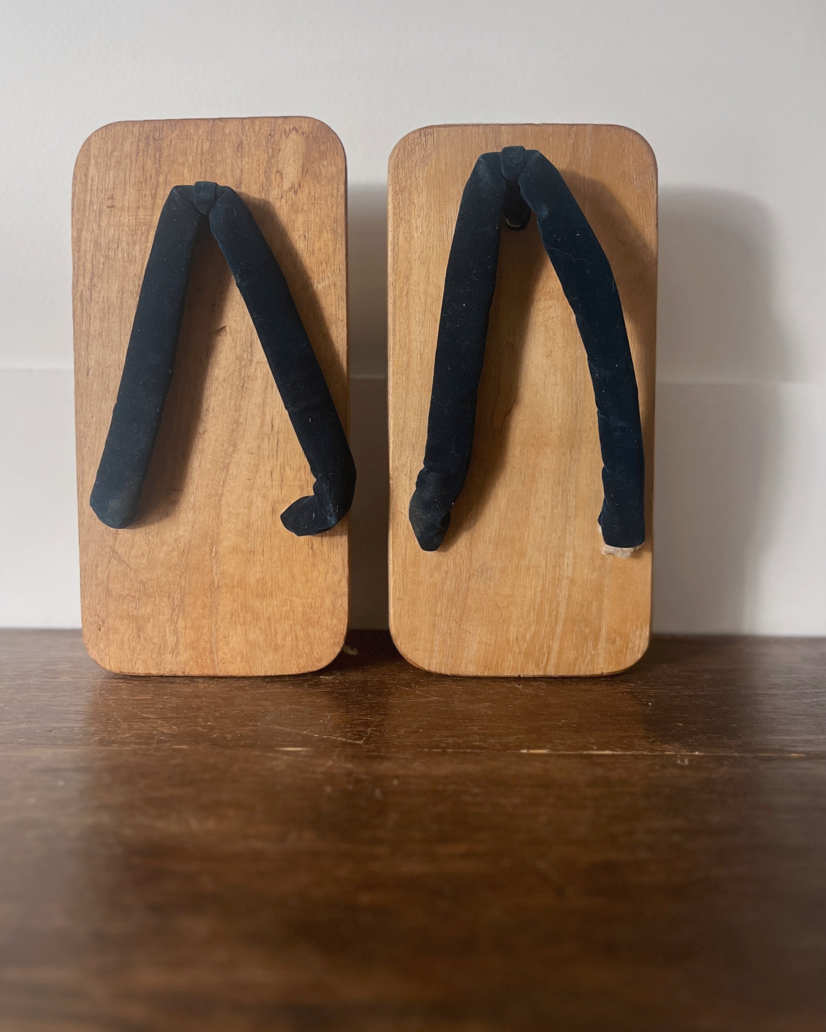 vintage wooden geta