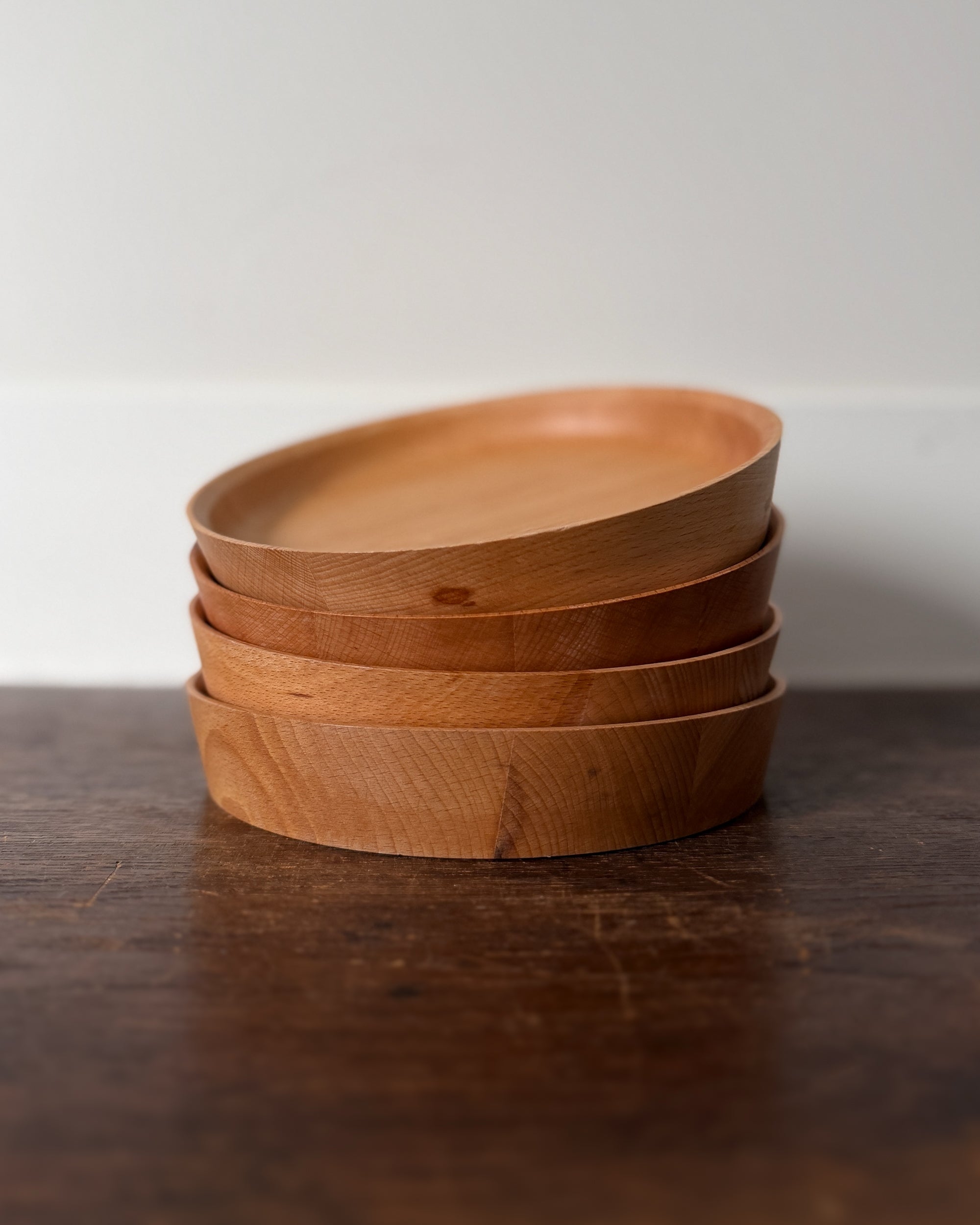 Japanese beechwood plate