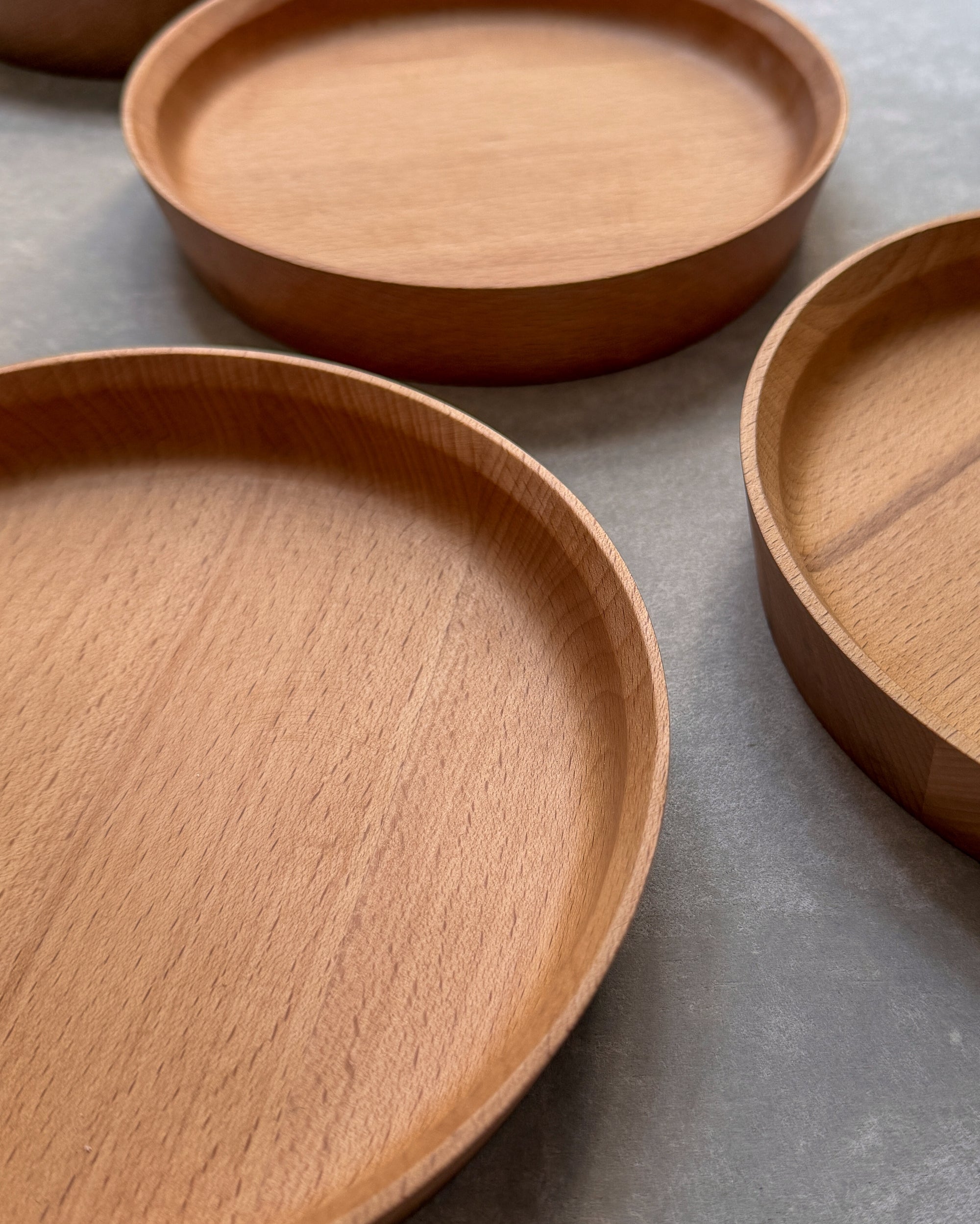 Japanese beechwood plate