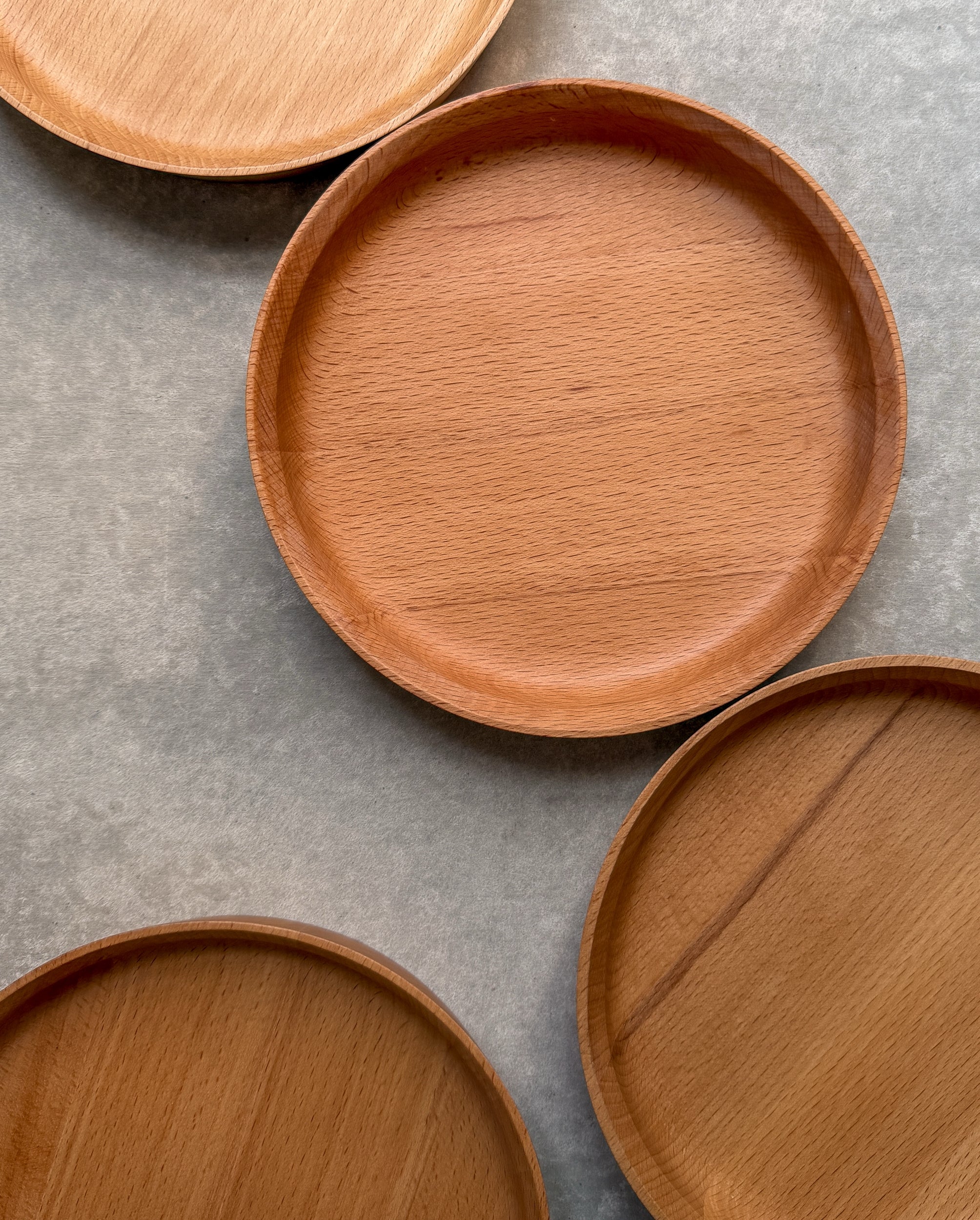 Japanese beechwood plate