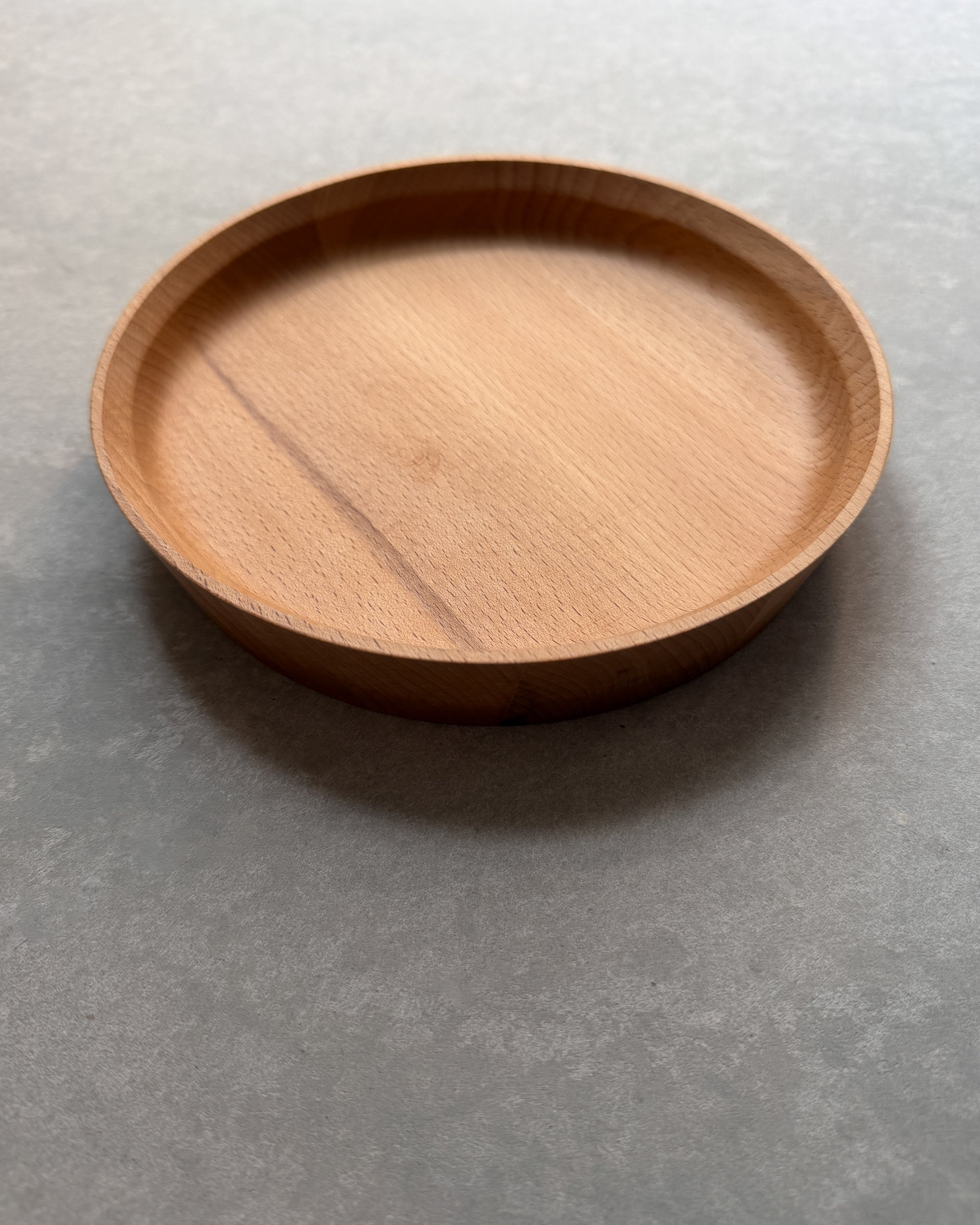 Japanese beechwood plate