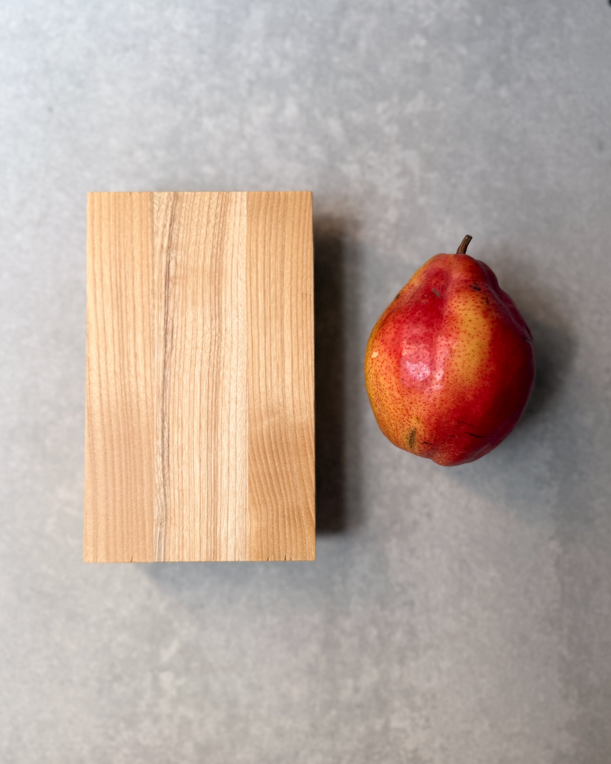 small wooden sushi serving stand