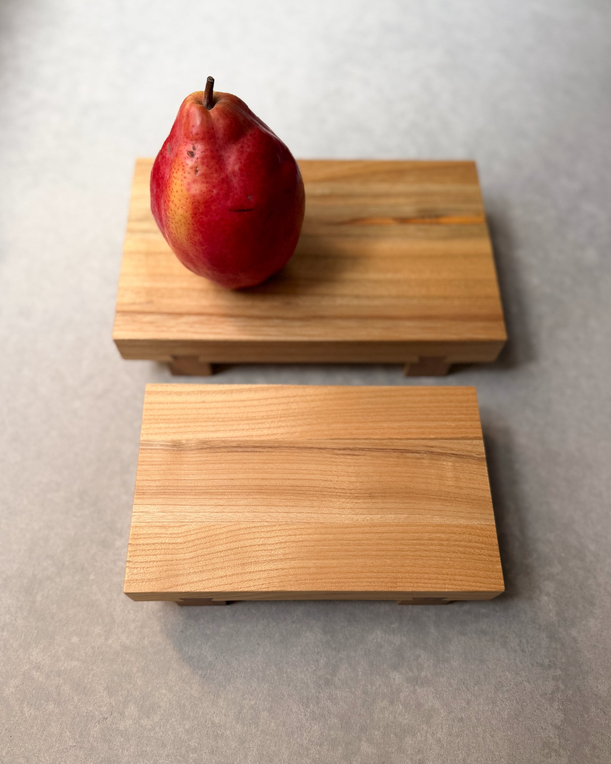 wooden sushi serving stand