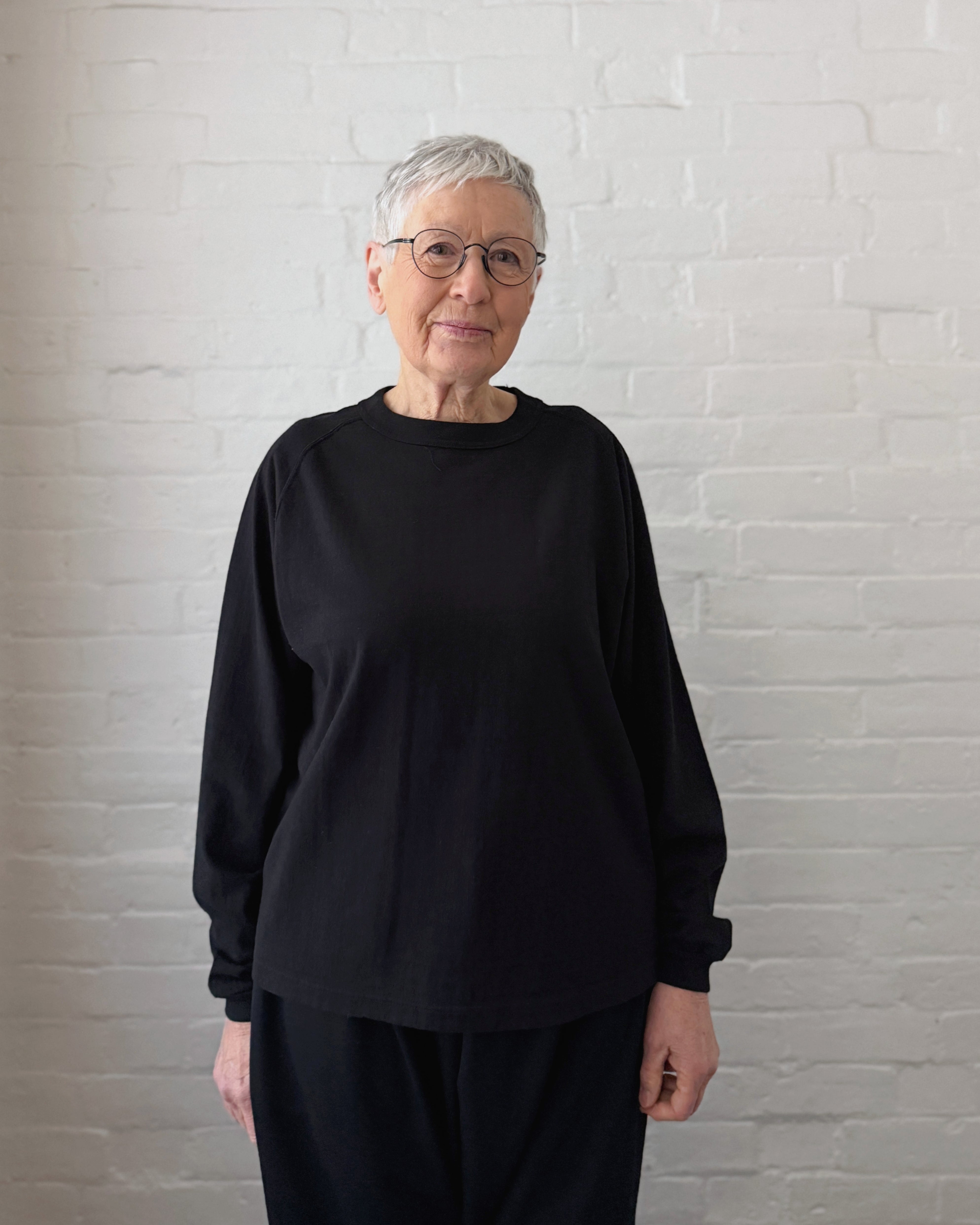 Sunray Spirit : mahuna long sleeve t-shirt in anthracite