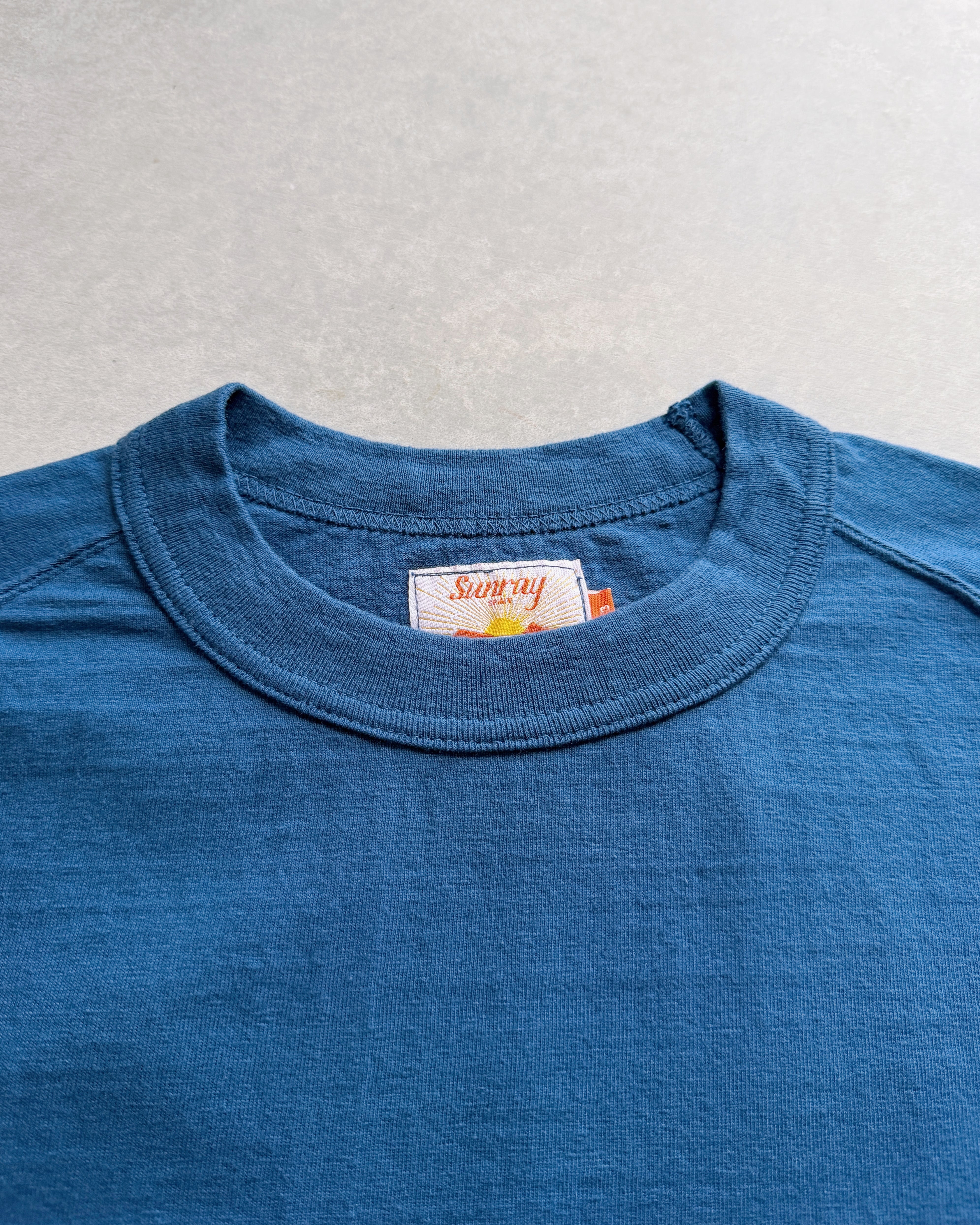 Sunray Spirit : mahuna short sleeve t-shirt in blue opal