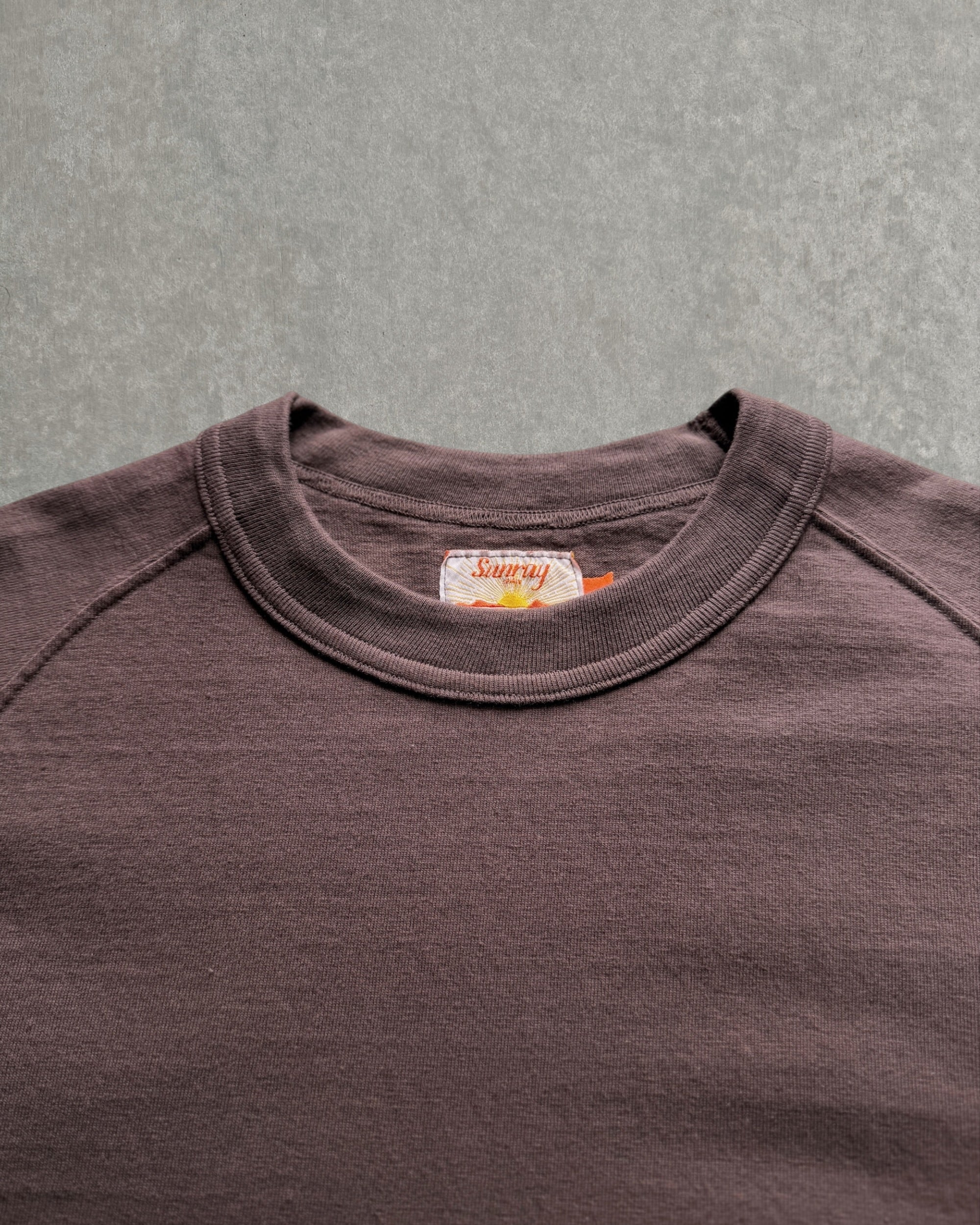 Sunray Spirit : mahuna short sleeve t-shirt in raisin