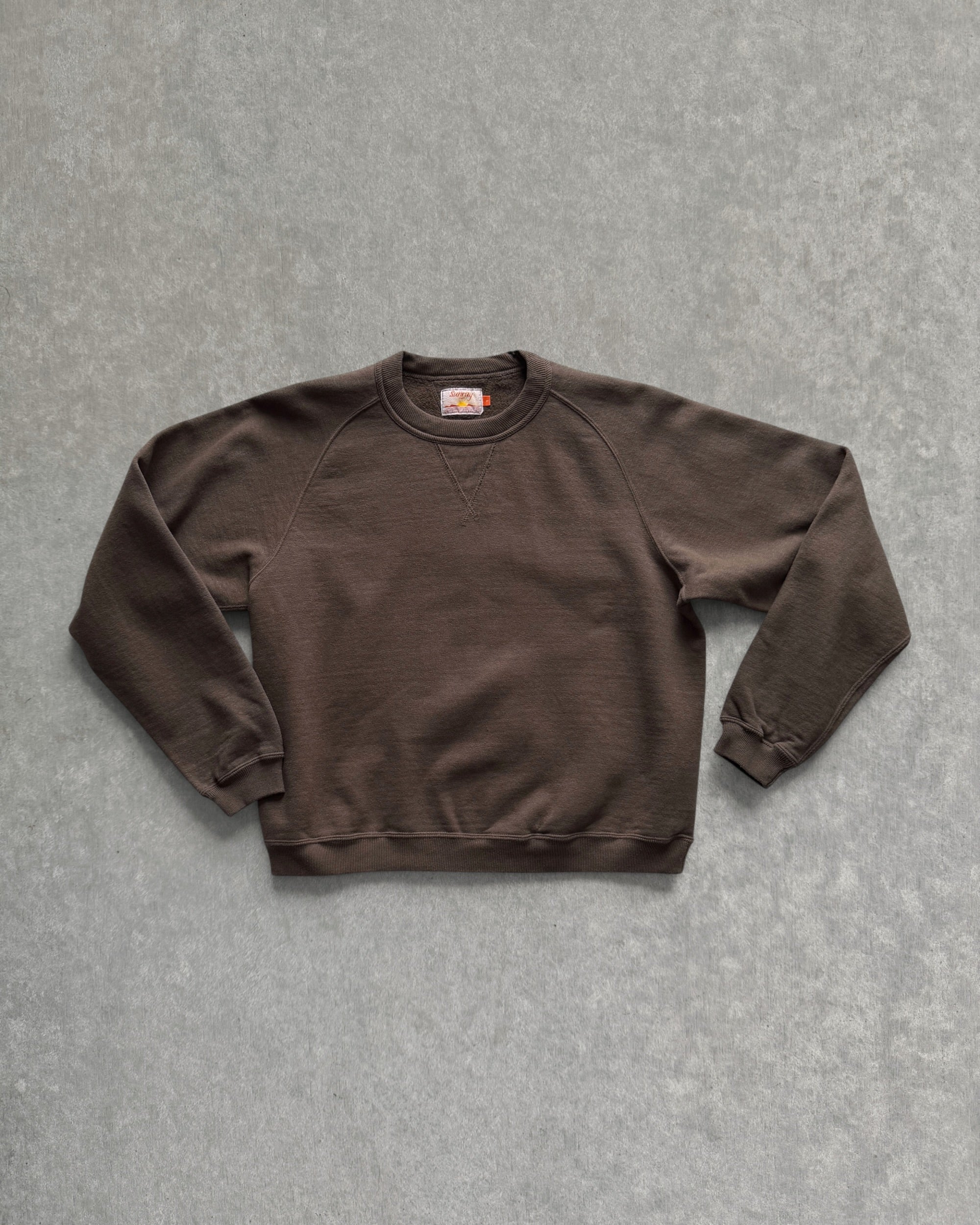 Sunray Spirit : poli'ahu crew neck sweatshirt in turkish coffee